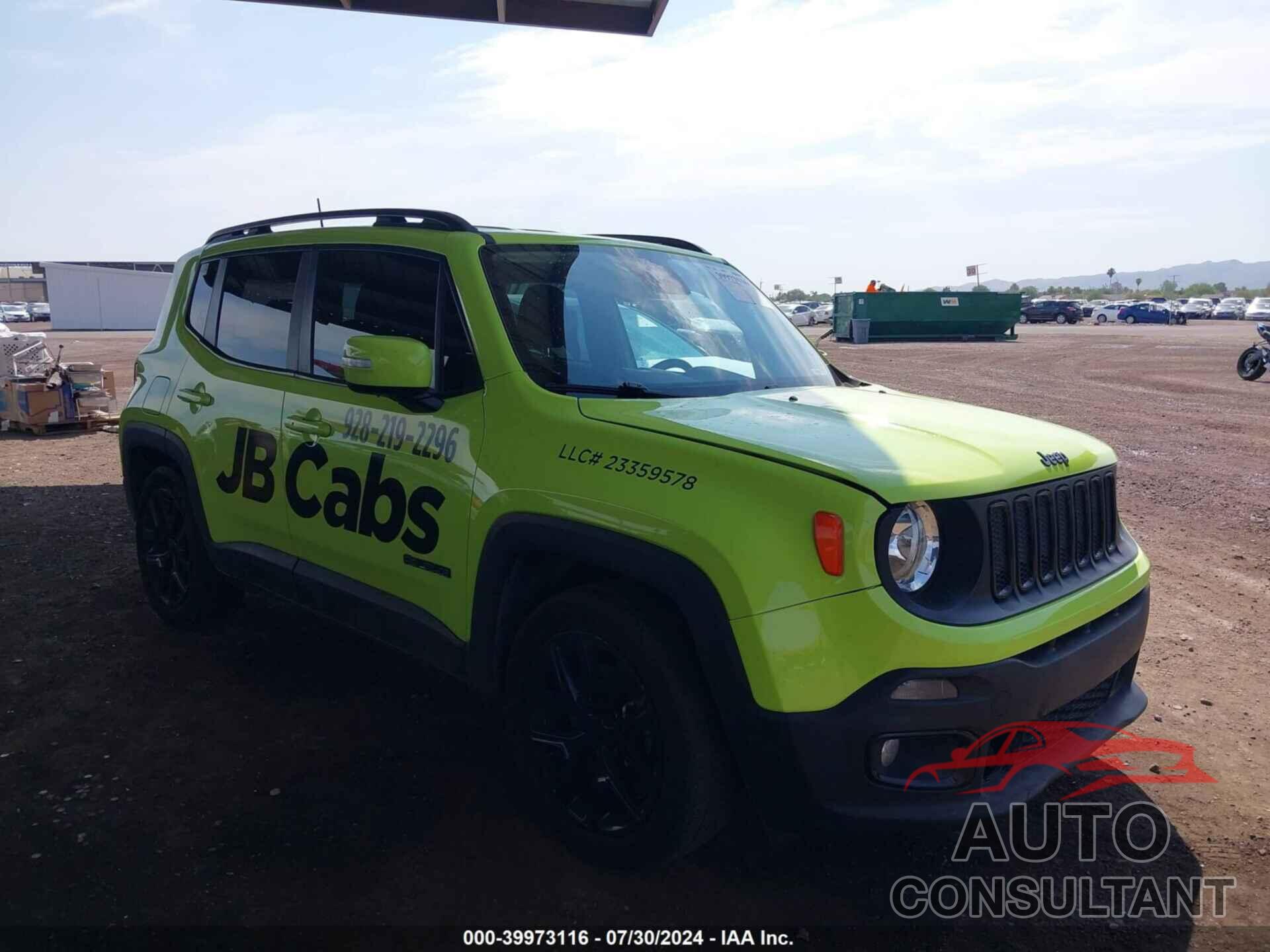 JEEP RENEGADE 2018 - ZACCJABB9JPH66755