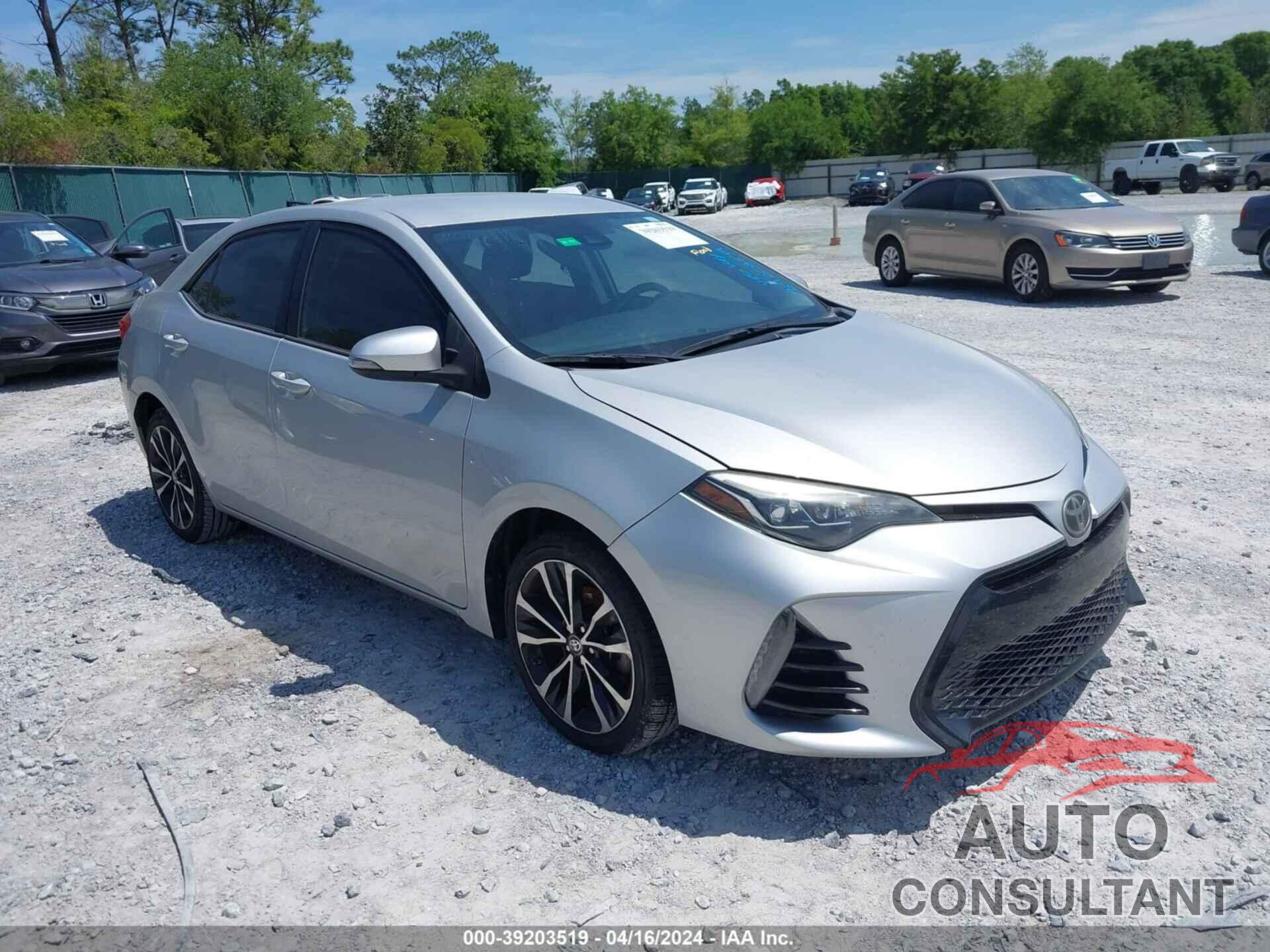 TOYOTA COROLLA 2017 - 5YFBURHE5HP625612