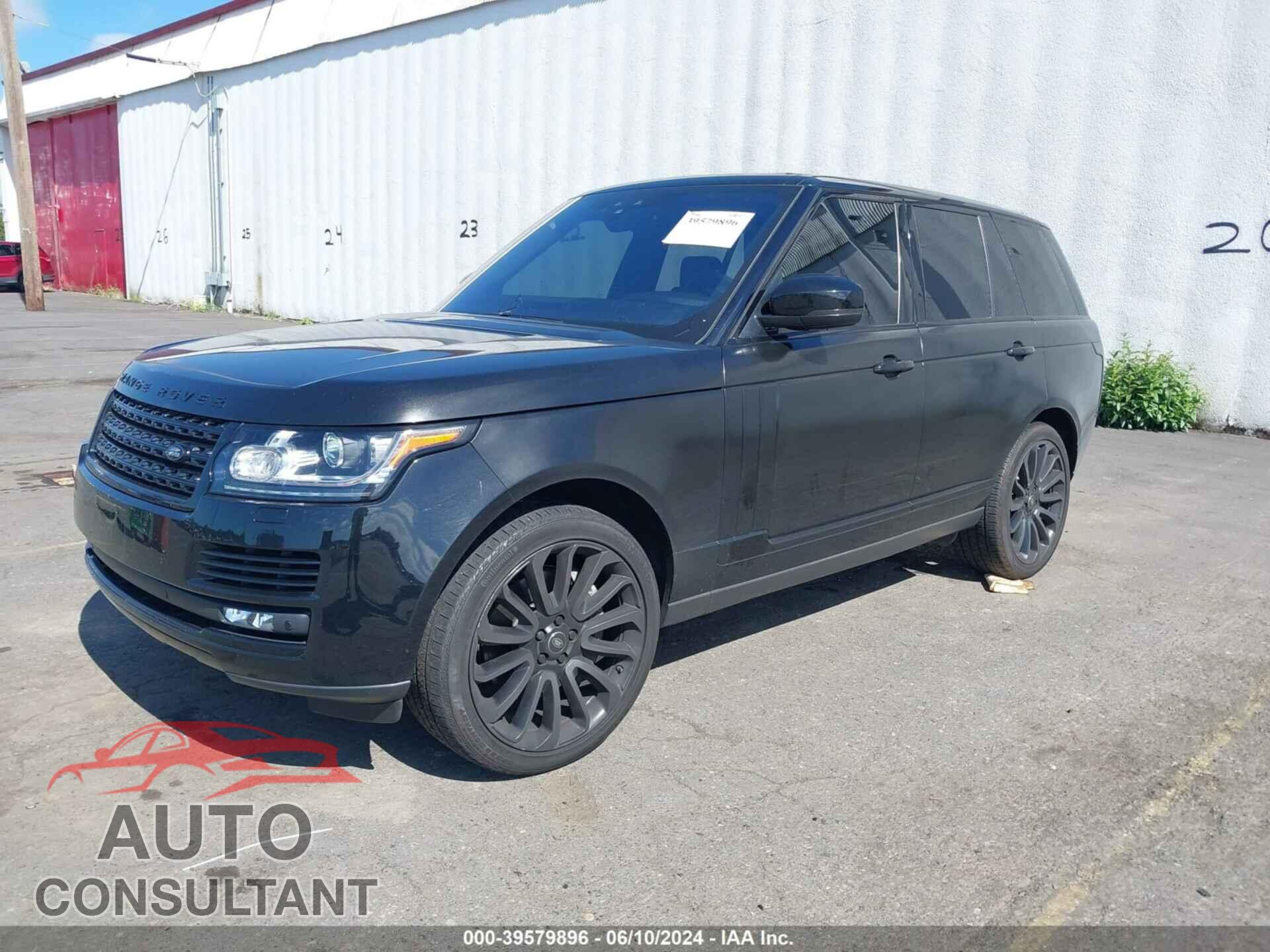 LAND ROVER RANGE ROVER 2017 - SALGS2FEXHA362536