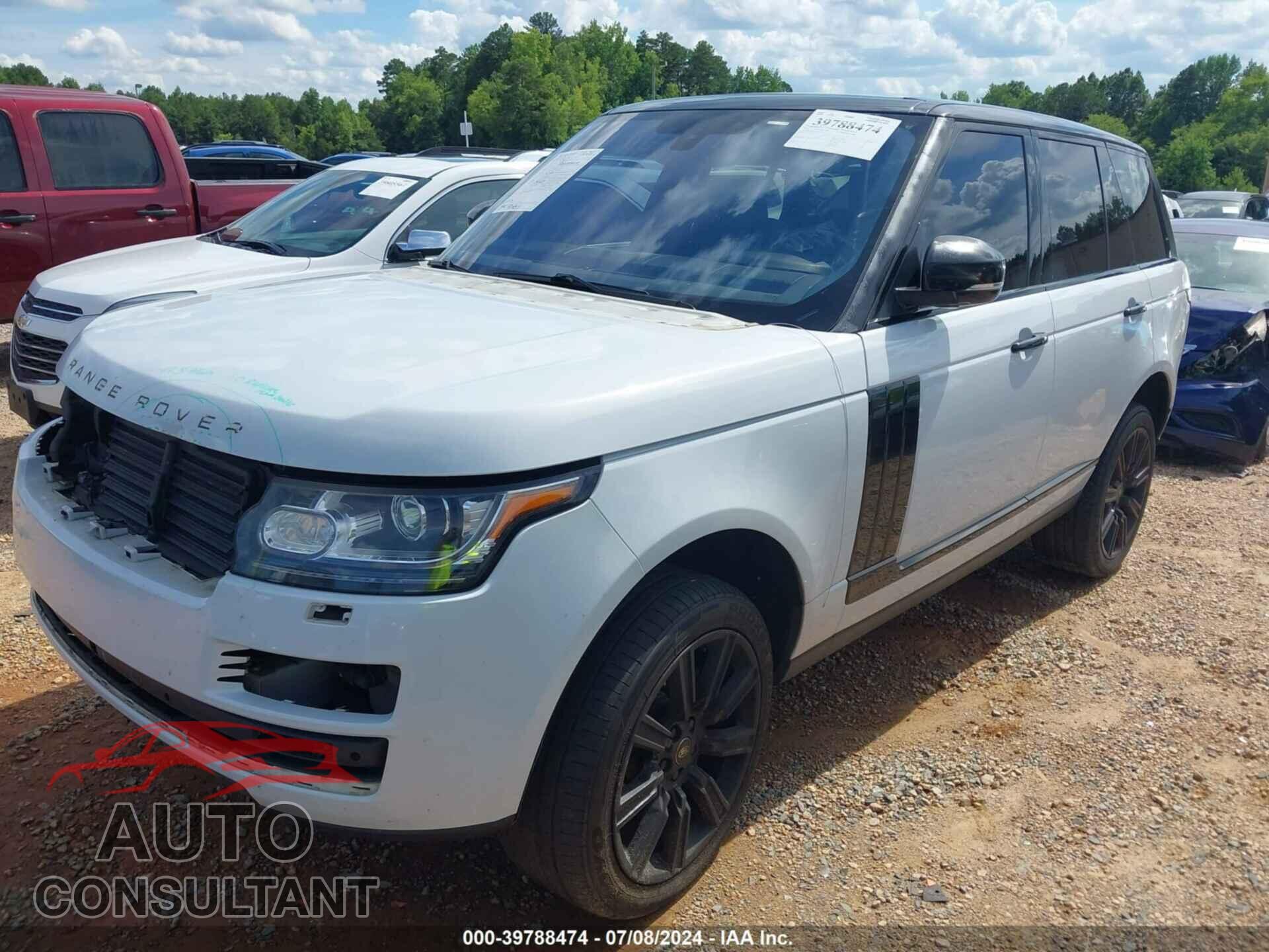 LAND ROVER RANGE ROVER 2016 - SALGS2KFXGA255449