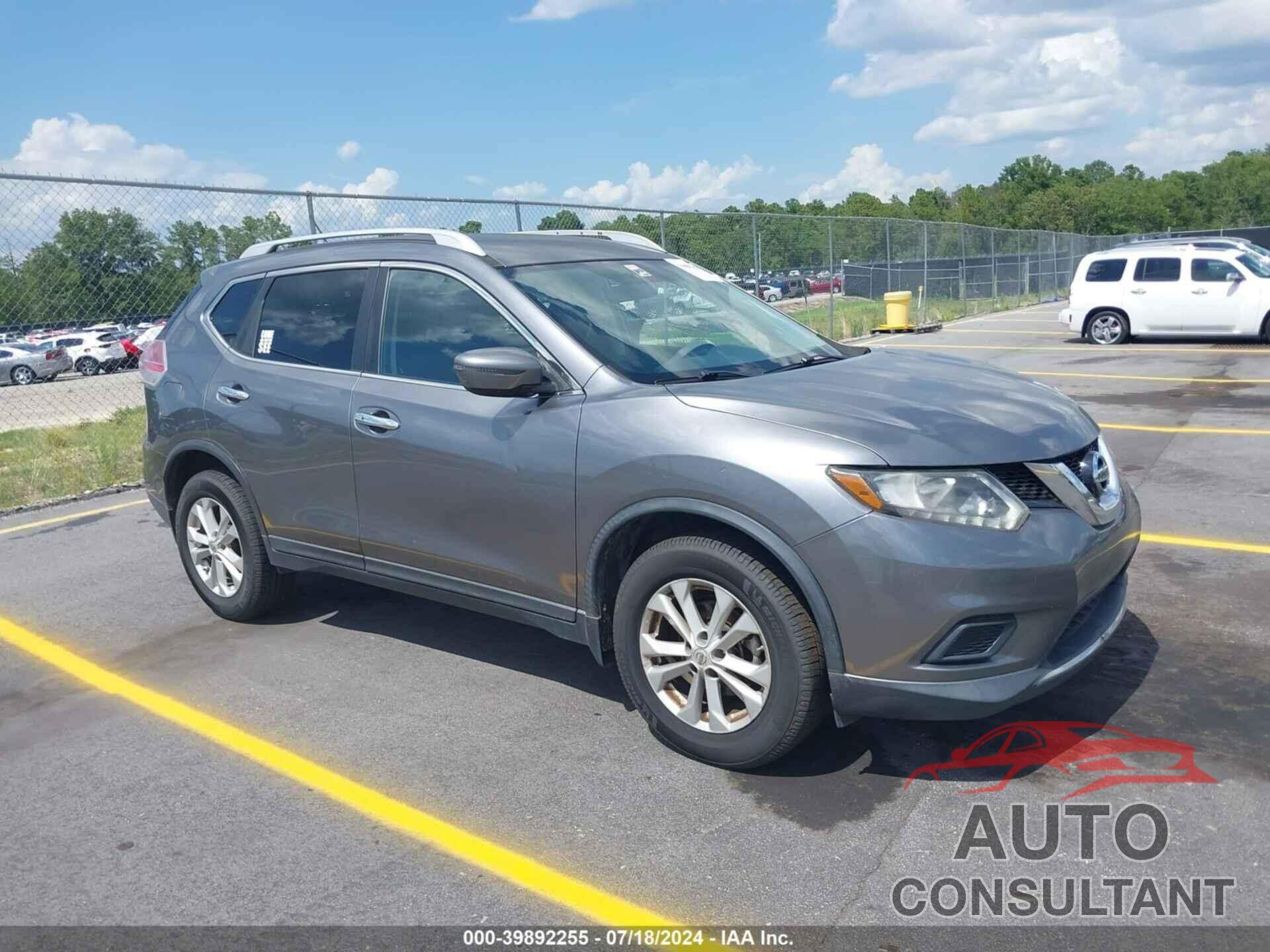 NISSAN ROGUE 2016 - KNMAT2MT7GP597368