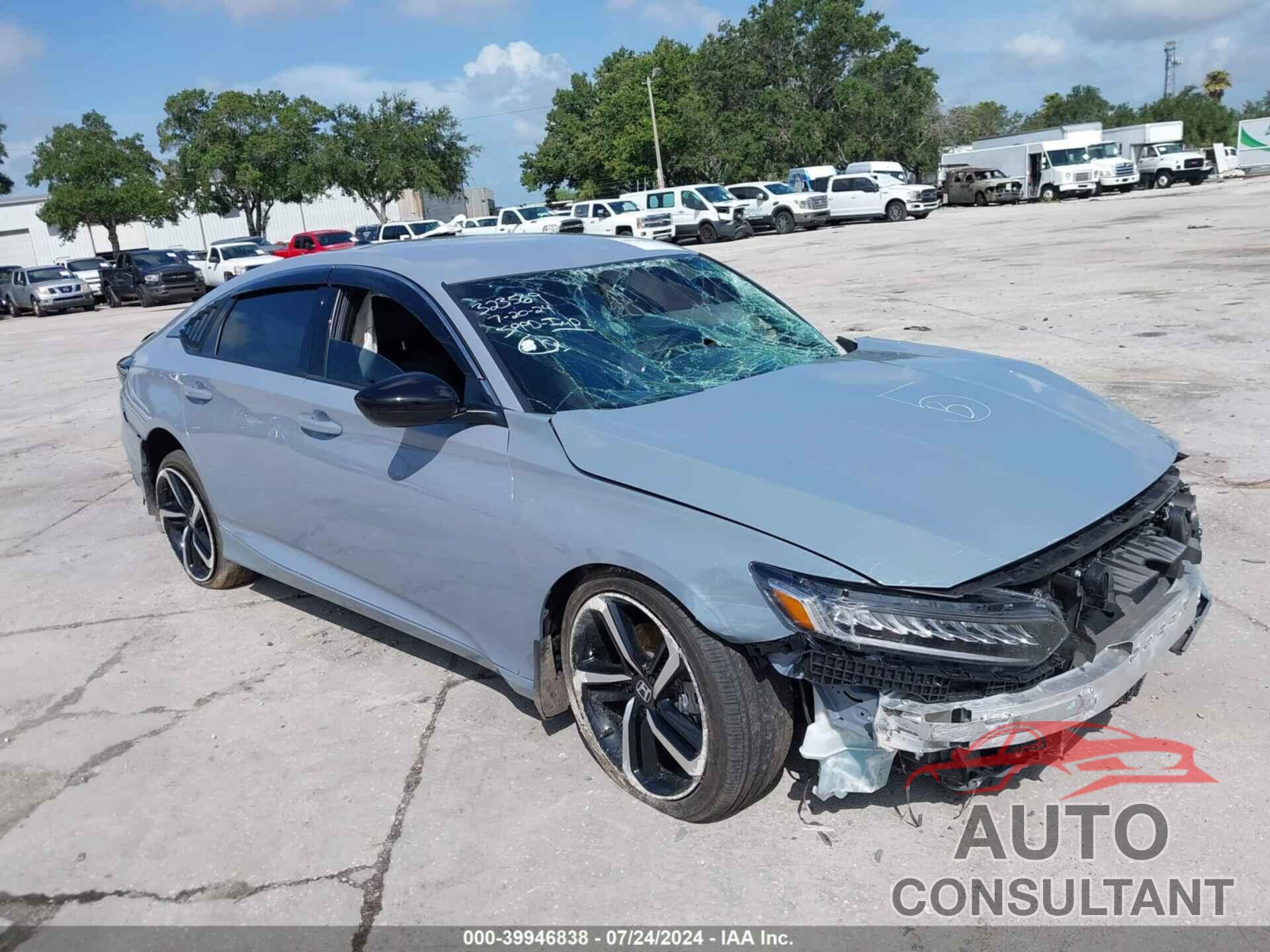HONDA ACCORD 2021 - 1HGCV1F38MA010539