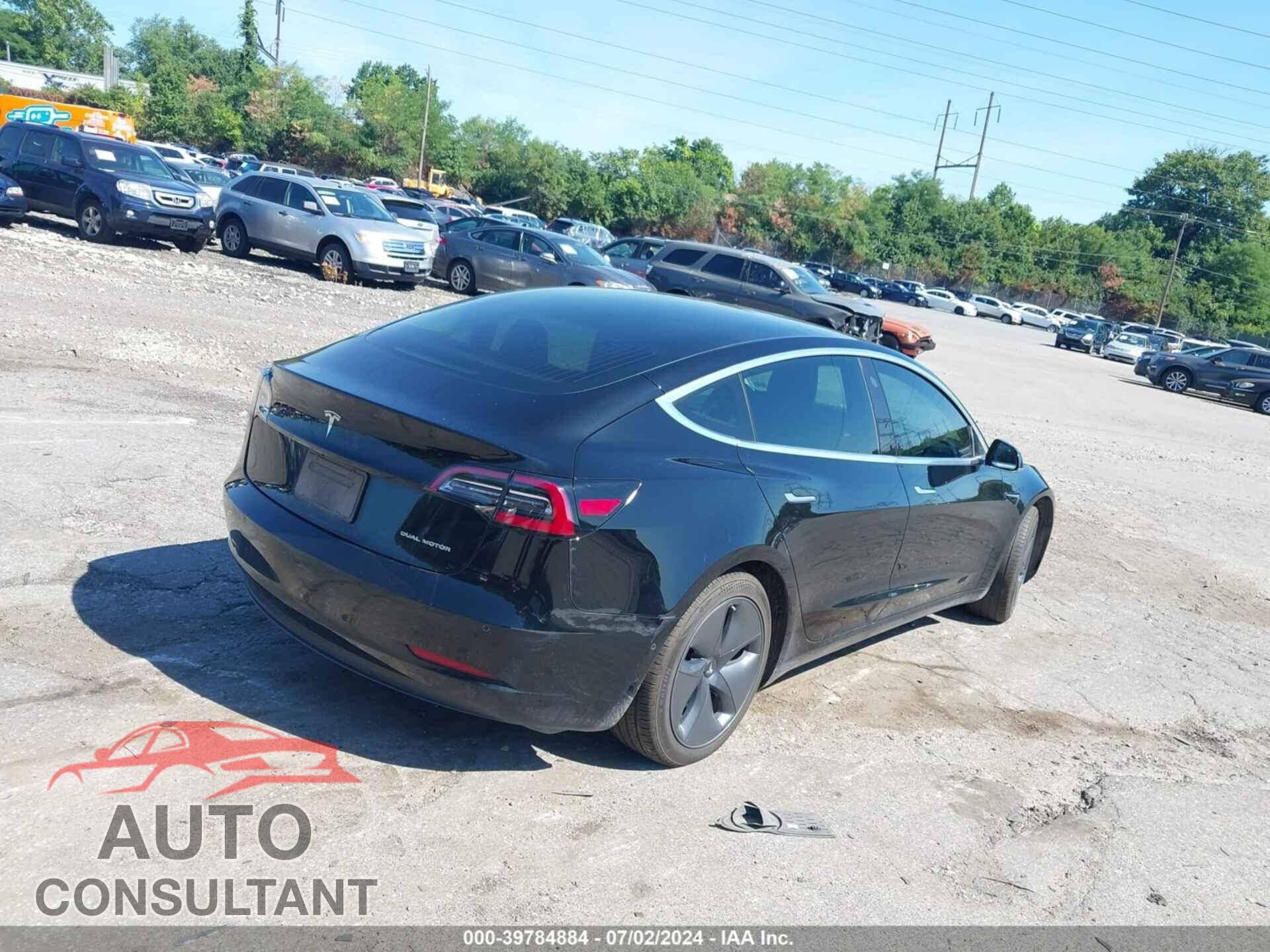 TESLA MODEL 3 2019 - 5YJ3E1EB6KF385681