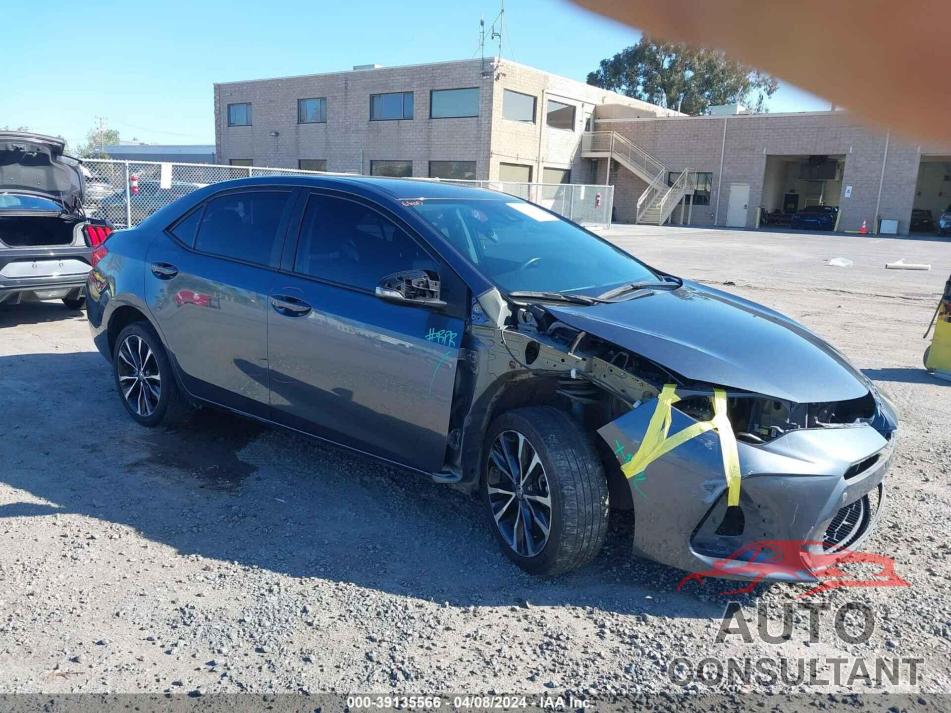 TOYOTA COROLLA 2018 - 2T1BURHE7JC098906
