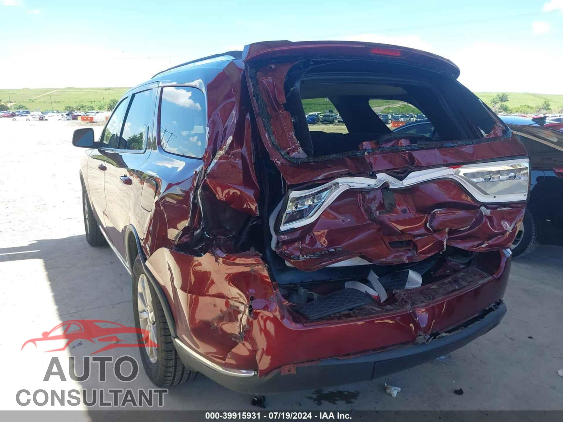 DODGE DURANGO 2016 - 1C4RDJAGXGC387324