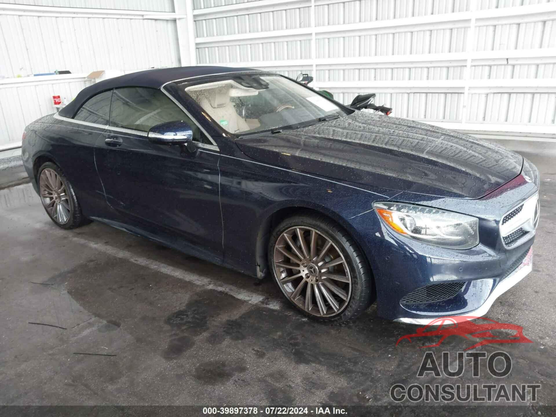 MERCEDES-BENZ S 550 2017 - WDDXK8CB0HA030423