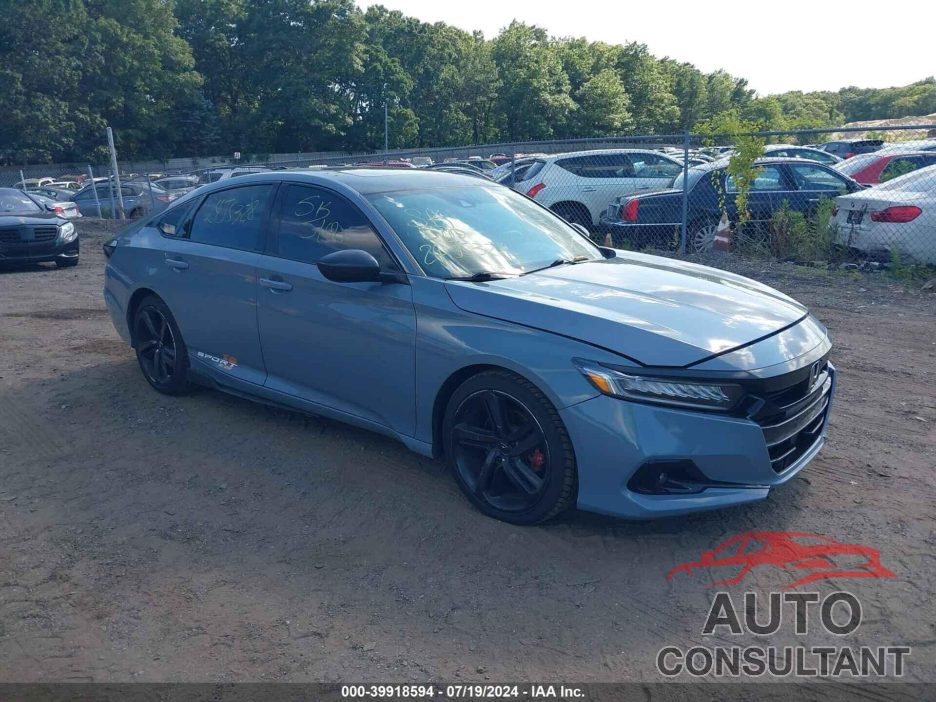 HONDA ACCORD 2021 - 1HGCV2131MA032713