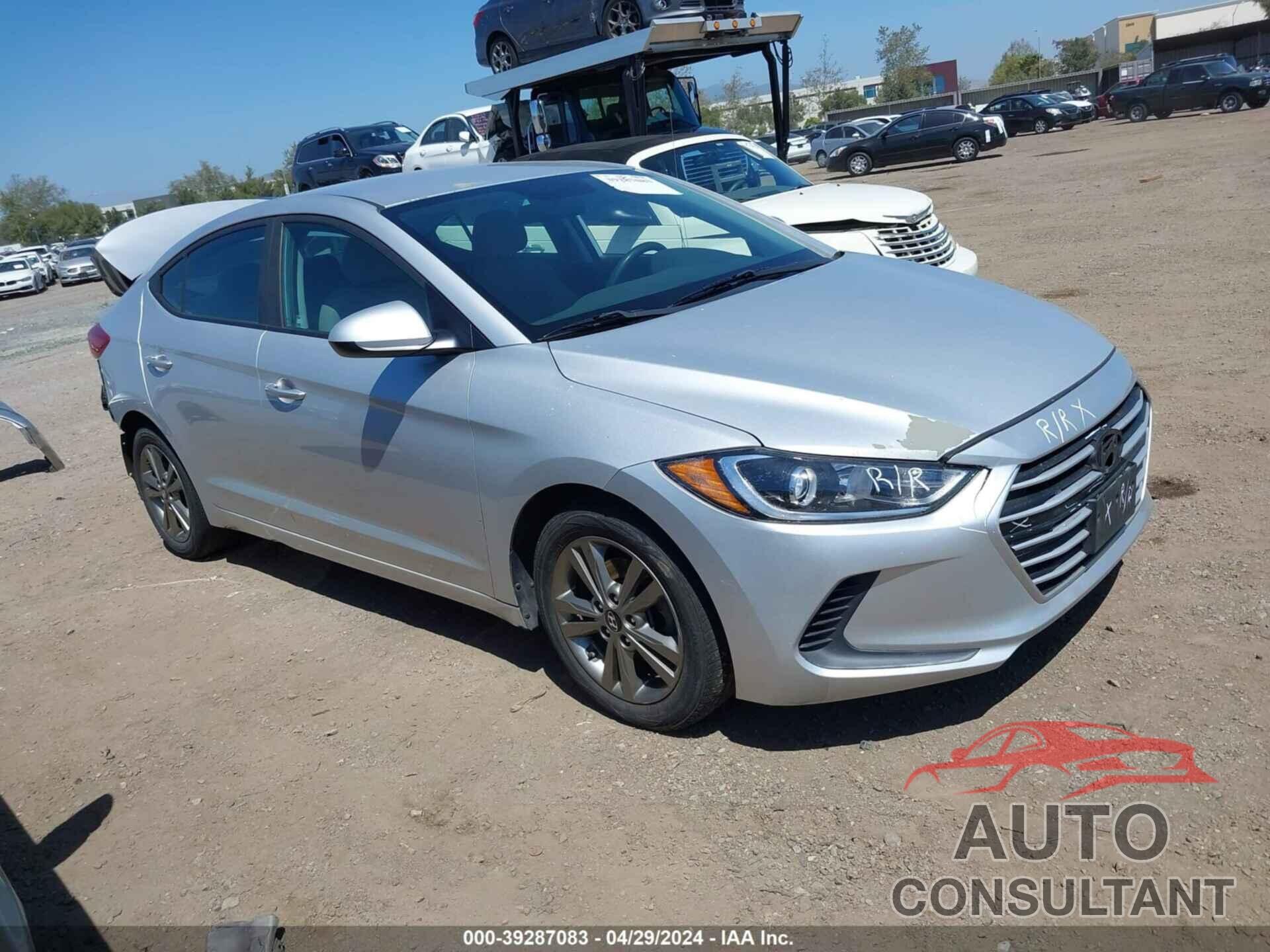 HYUNDAI ELANTRA 2018 - 5NPD84LF3JH257210