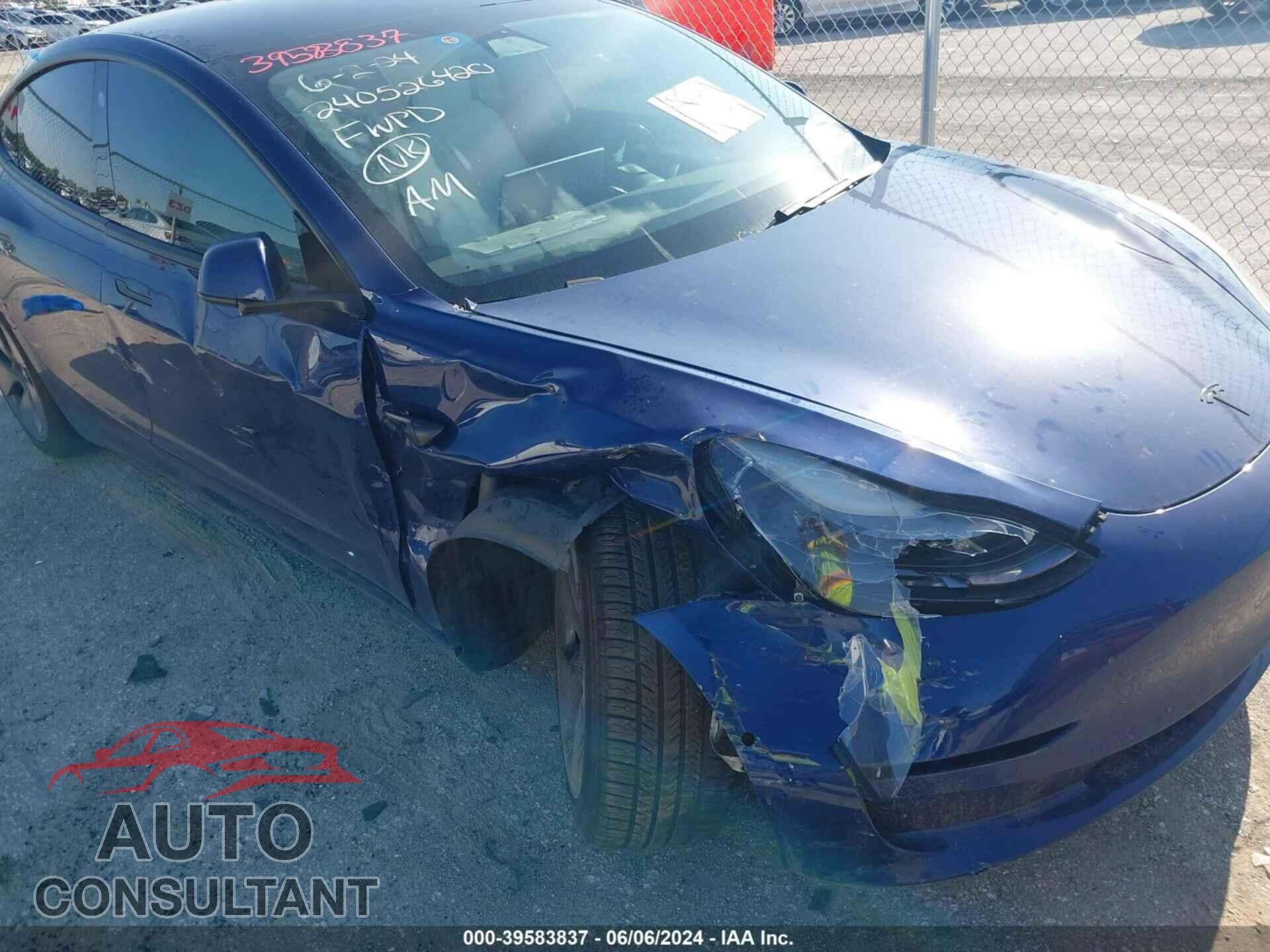 TESLA MODEL 3 2021 - 5YJ3E1EA4MF978708