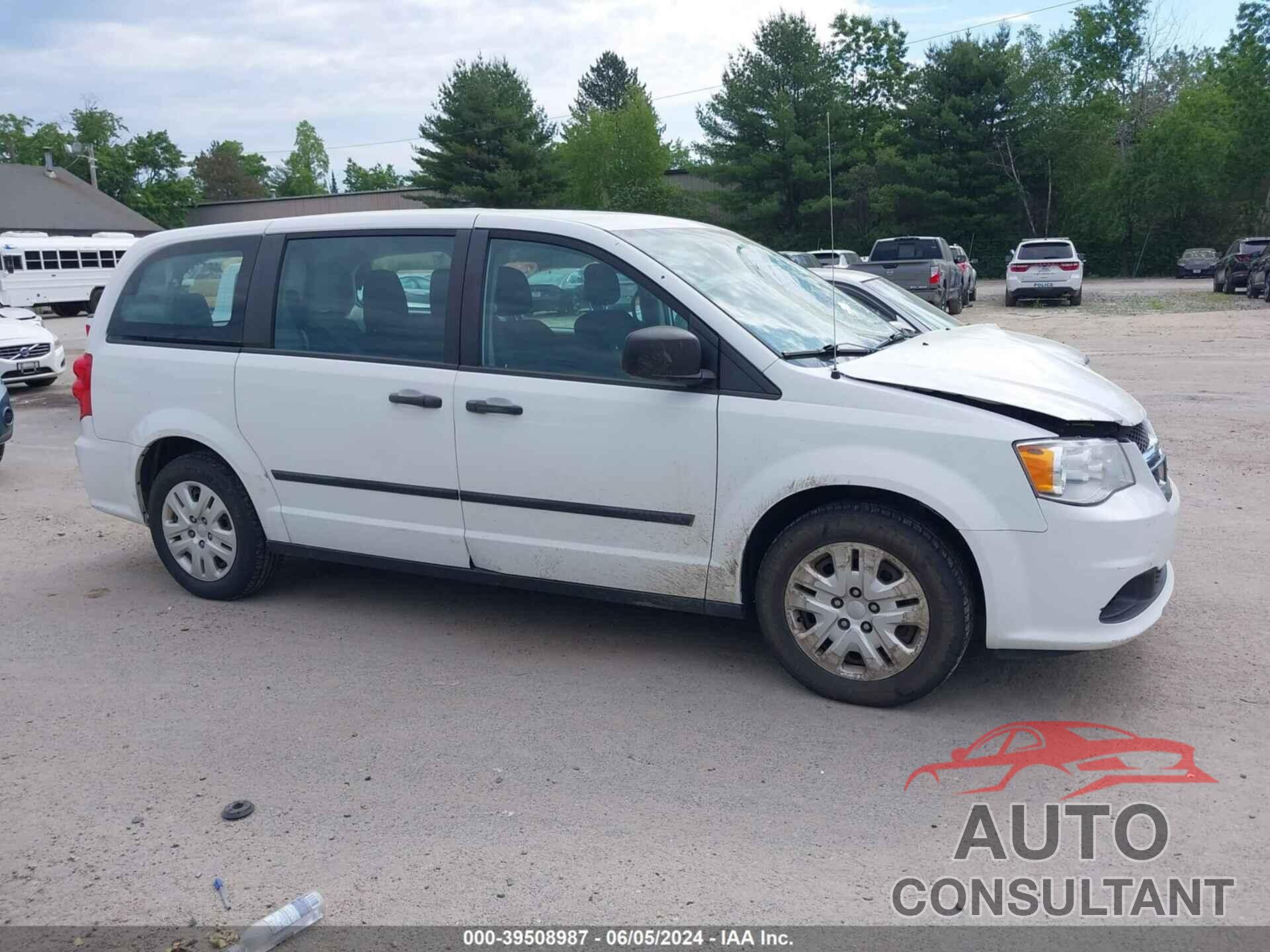 DODGE GRAND CARAVAN 2016 - 2C4RDGBGXGR278435