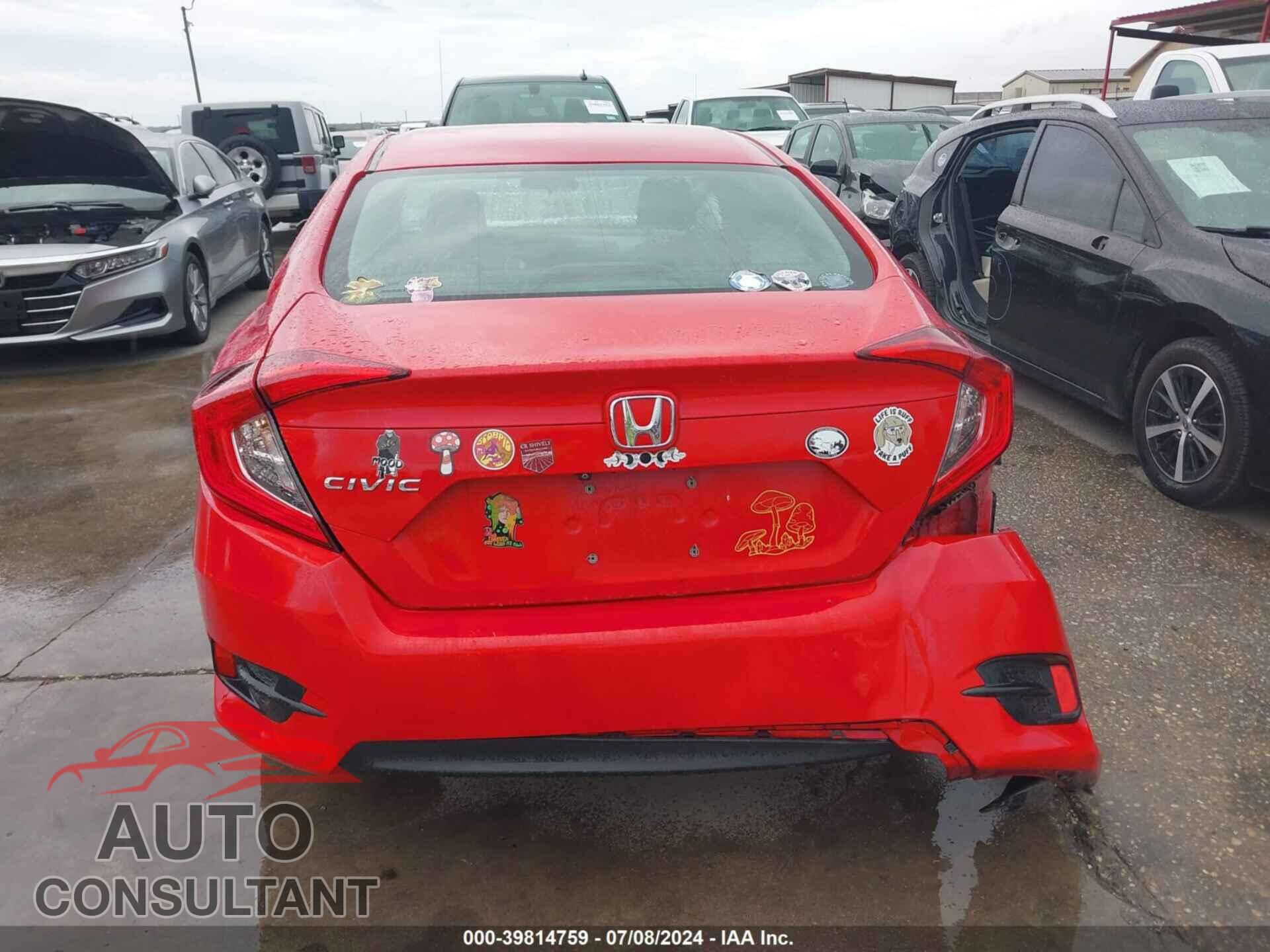 HONDA CIVIC 2017 - 2HGFC2F54HH544638