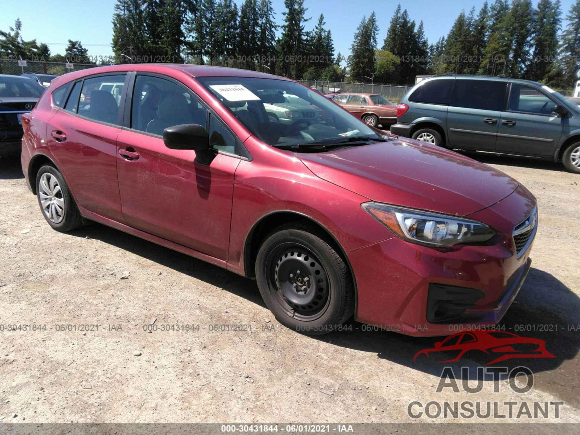 SUBARU IMPREZA 2018 - 4S3GTAA69J1707124