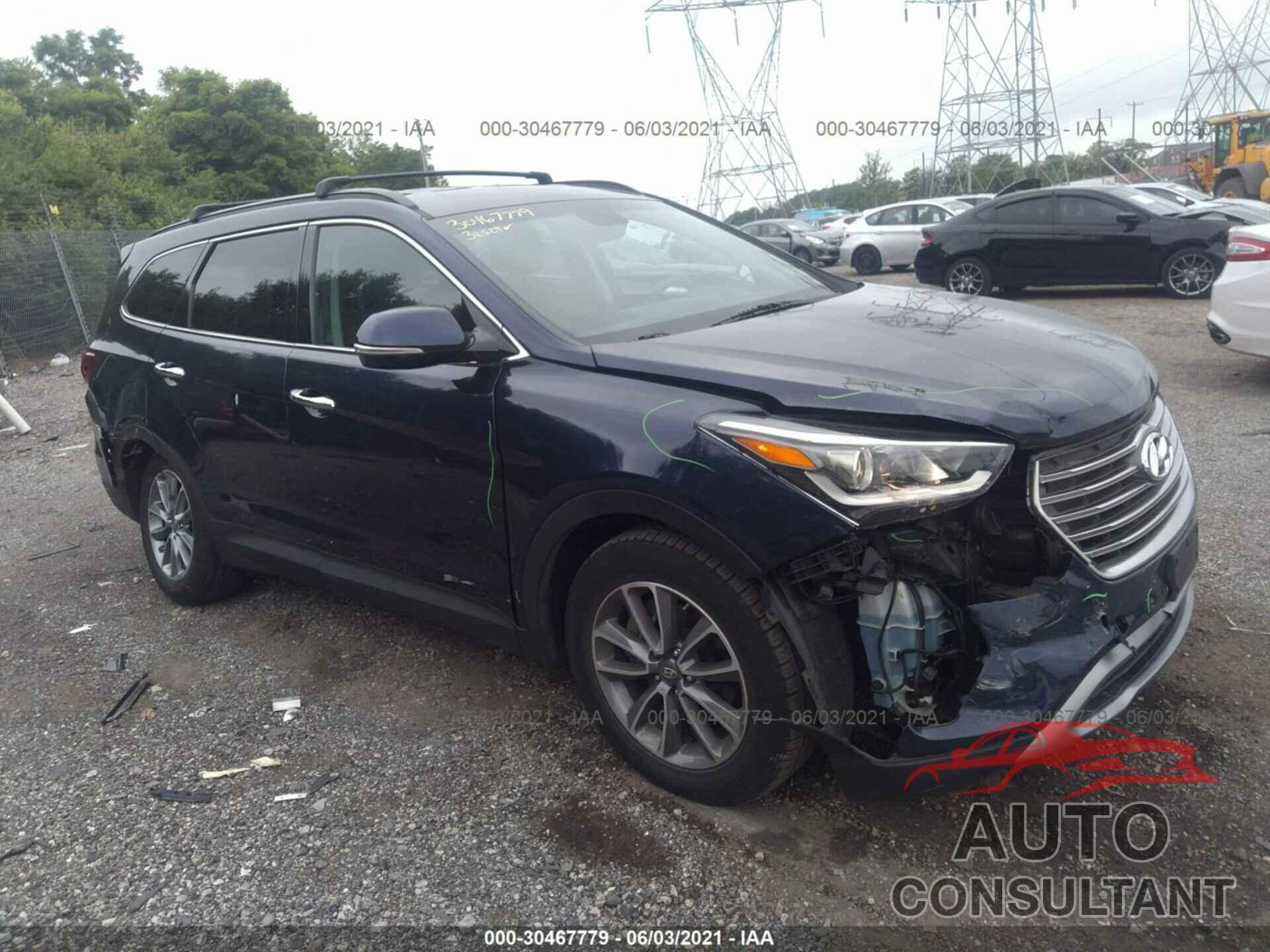 HYUNDAI SANTA FE 2017 - KM8SNDHF9HU236060