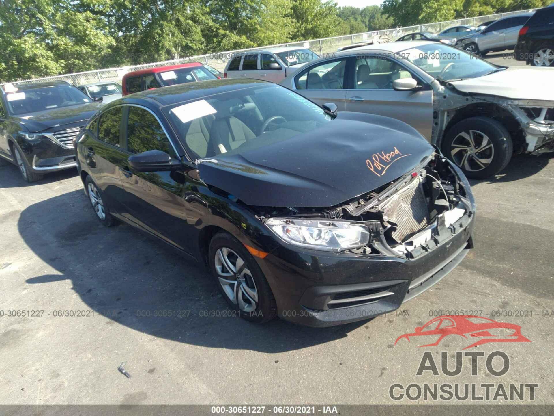 HONDA CIVIC SEDAN 2017 - 2HGFC2F52HH563012