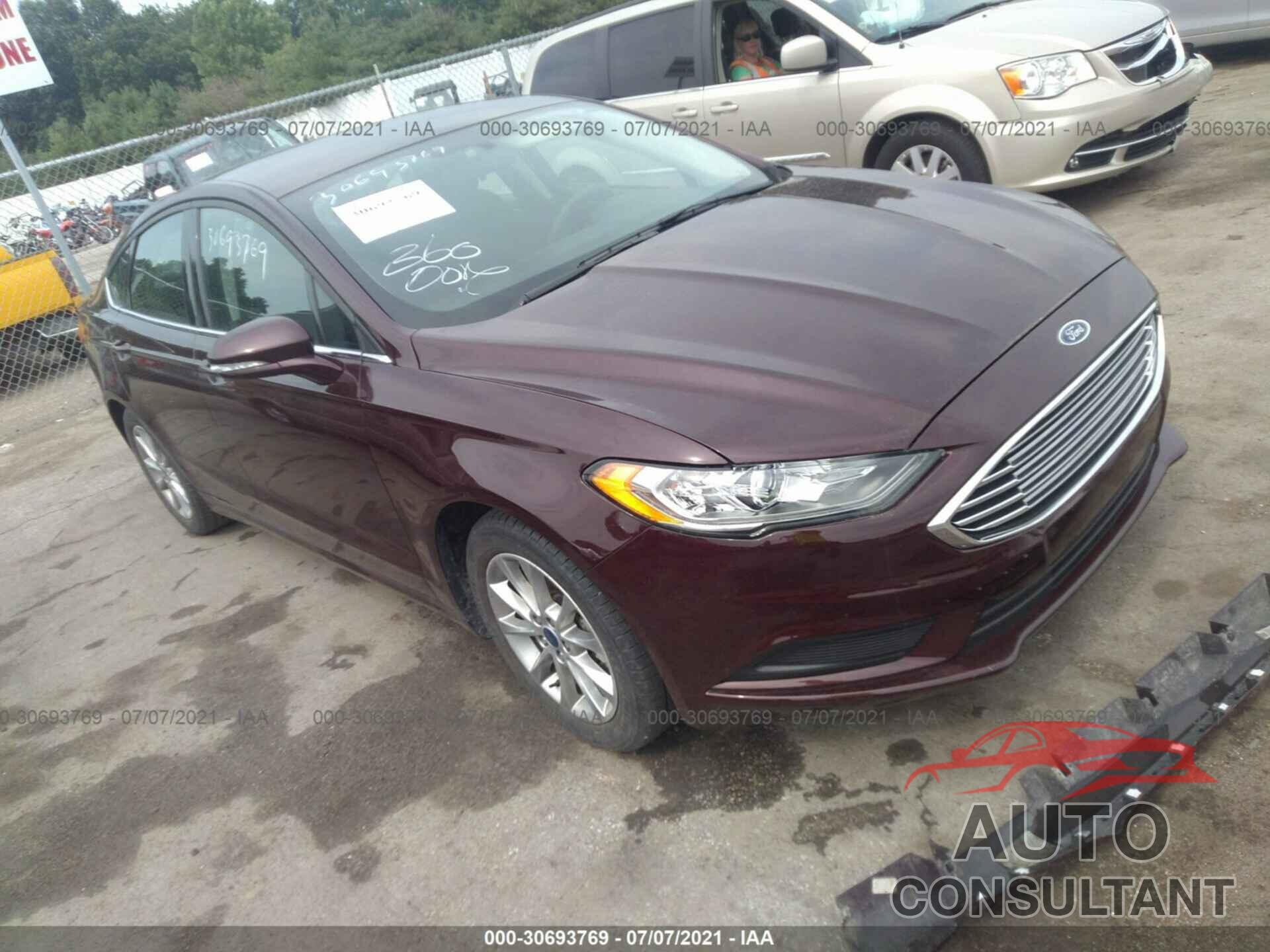 FORD FUSION 2017 - 3FA6P0HD3HR291611