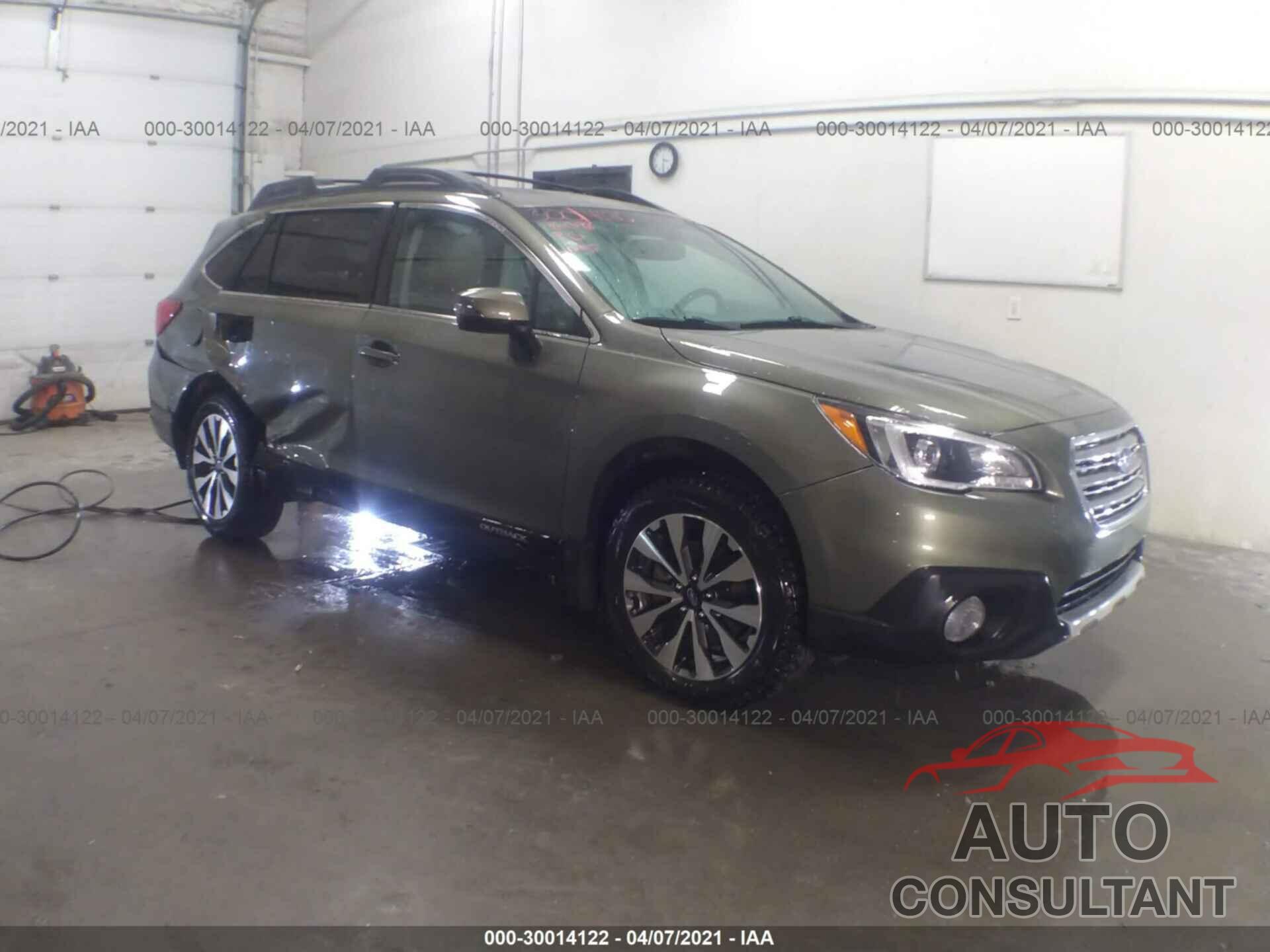 SUBARU OUTBACK 2016 - 4S4BSANC7G3232739