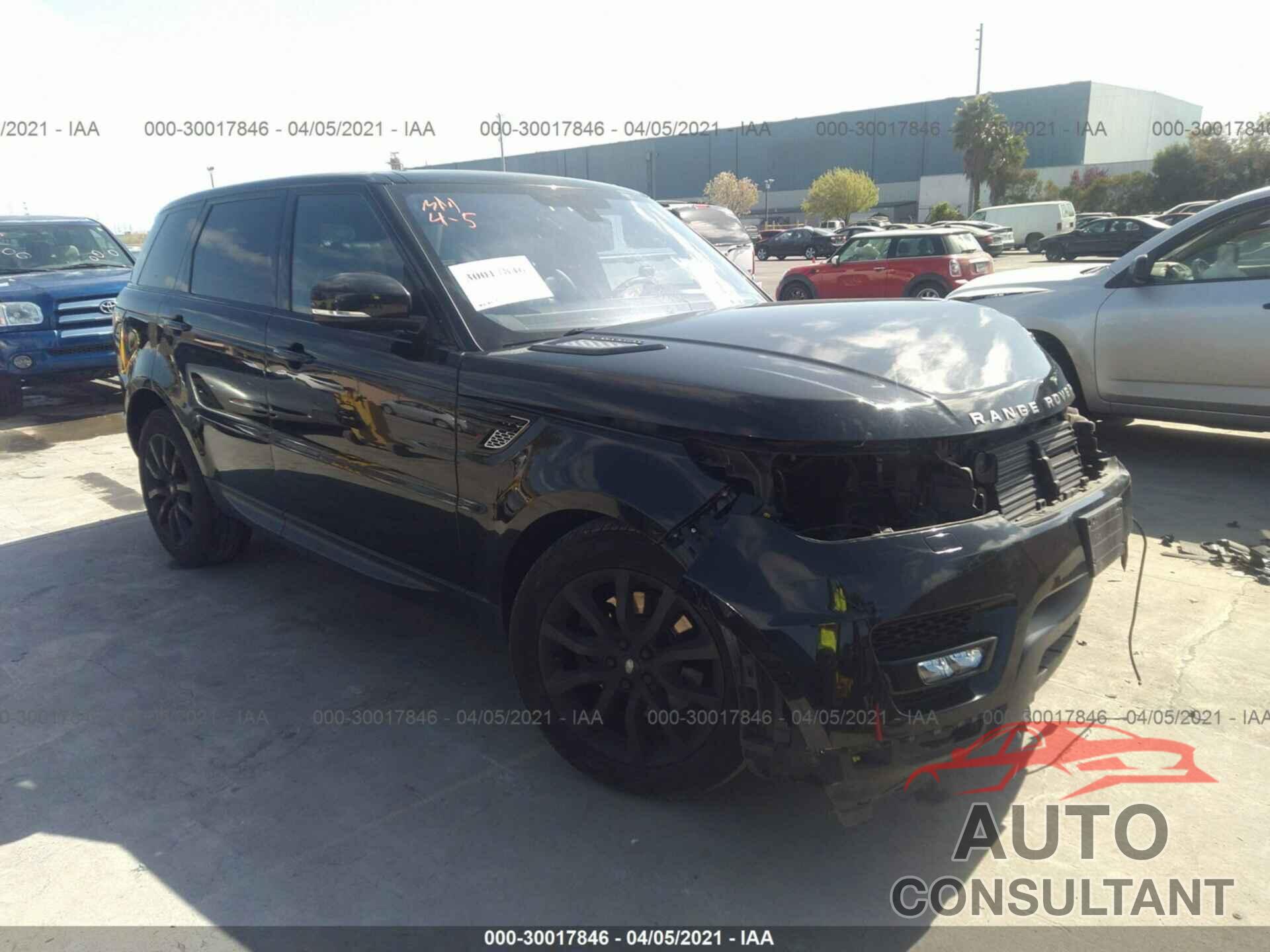 LAND ROVER RANGE ROVER SPORT 2016 - SALWR2KF0GA645158