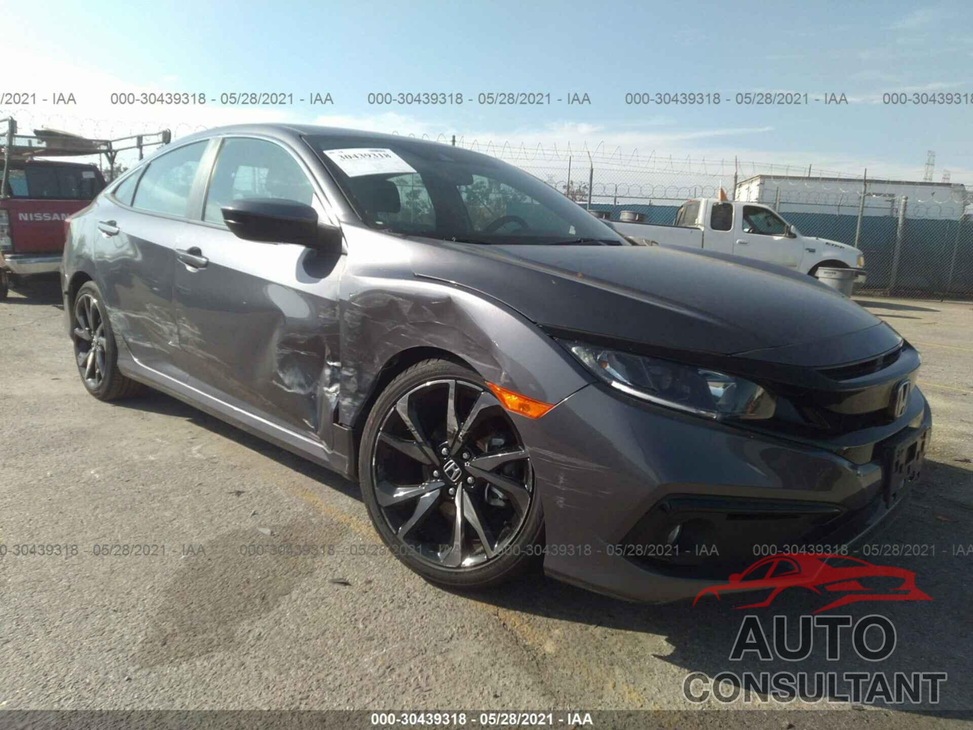 HONDA CIVIC SEDAN 2019 - 2HGFC2F81KH575038