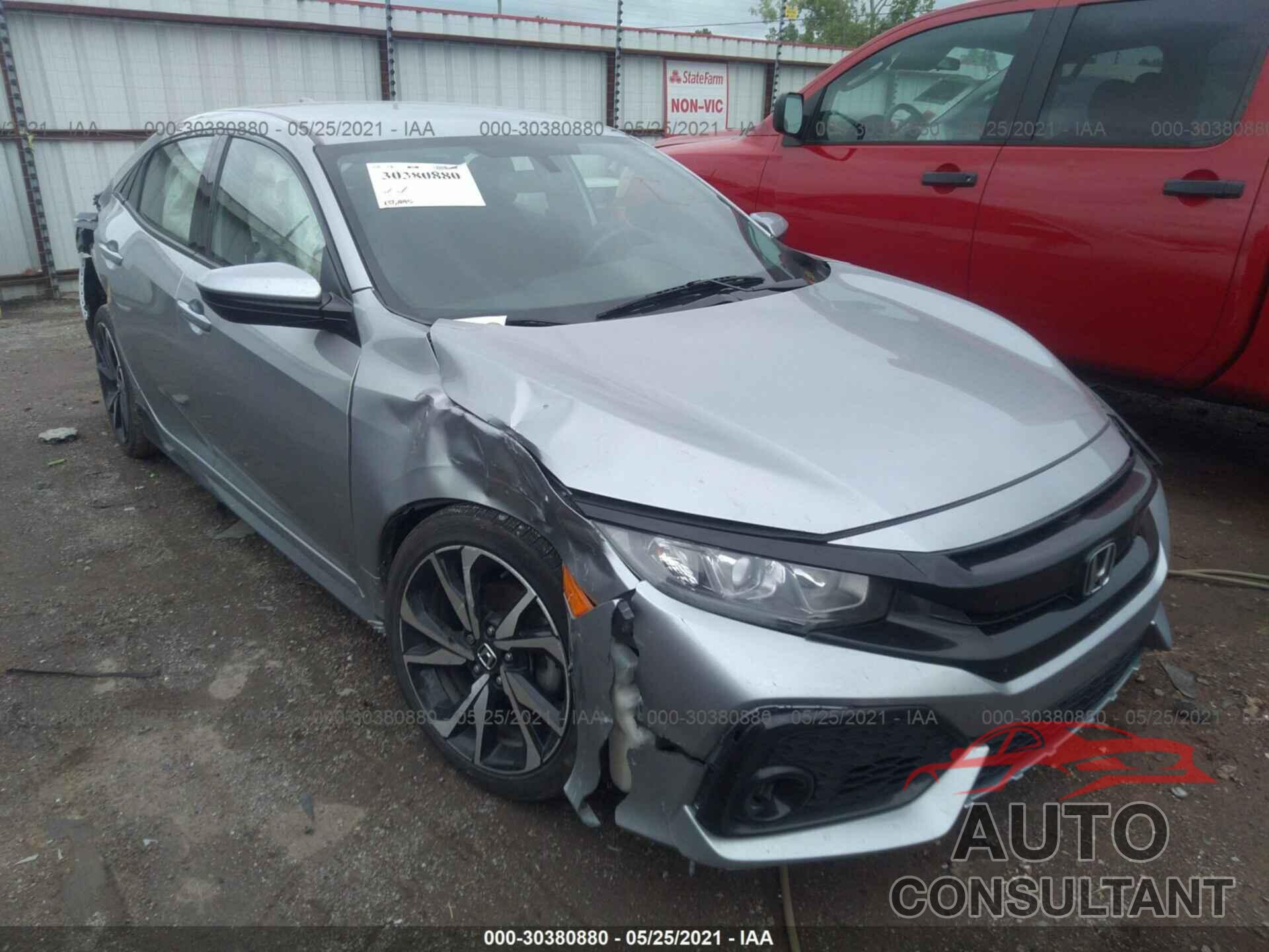 HONDA CIVIC HATCHBACK 2018 - SHHFK7H48JU234005