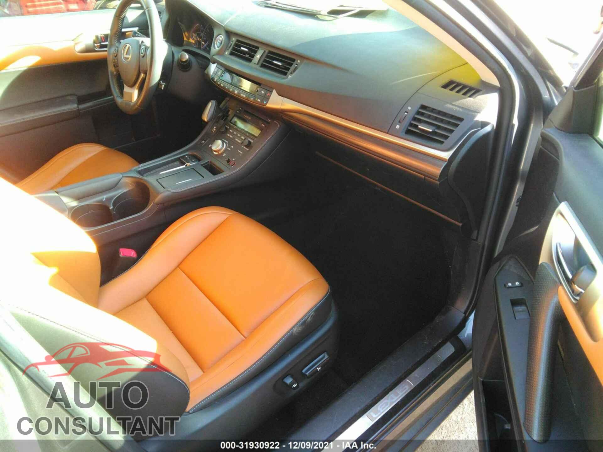 LEXUS CT 200H 2015 - 5YJ3E1EBXLF663290
