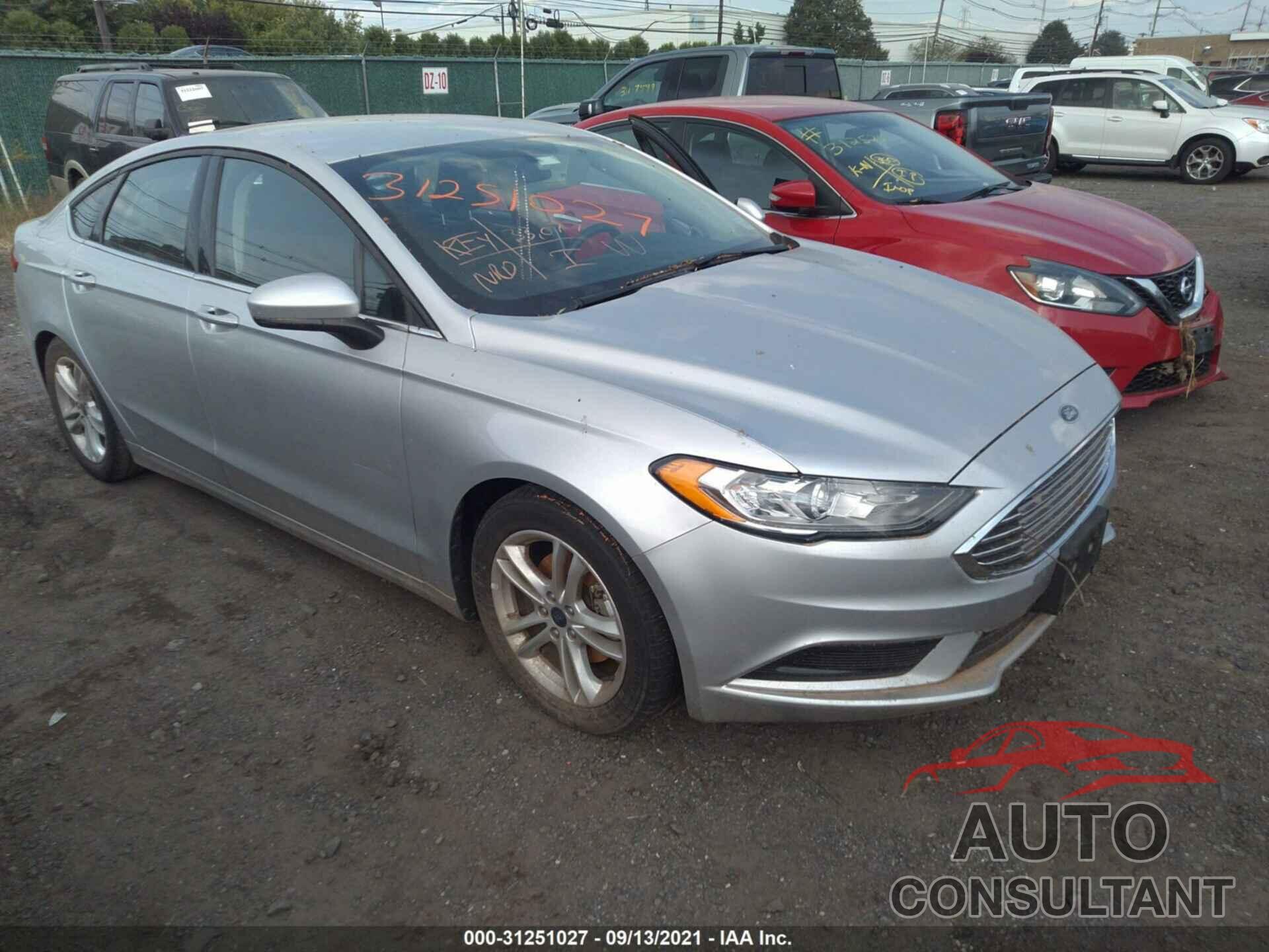 FORD FUSION 2018 - 3FA6P0HDXJR258482