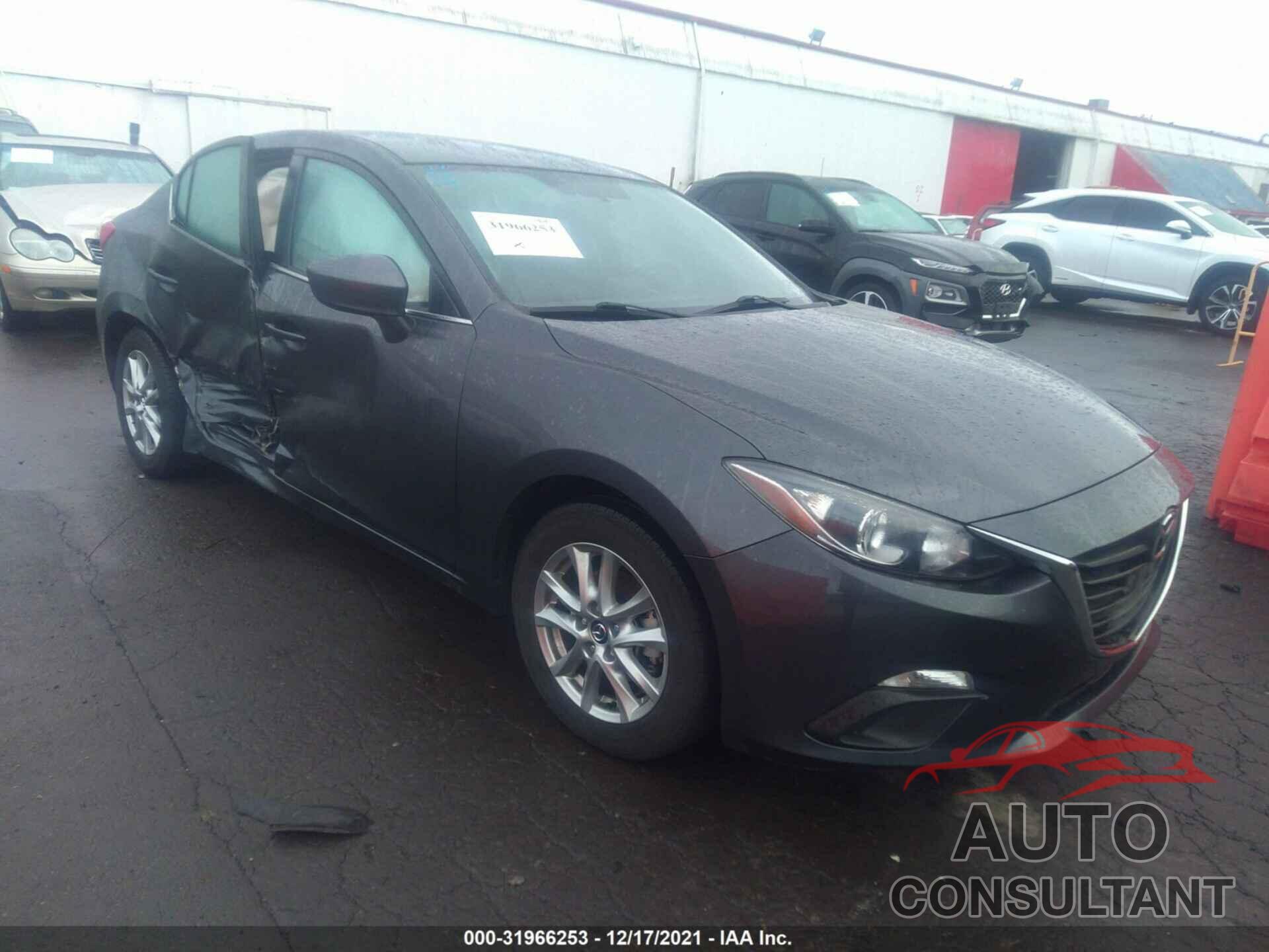 MAZDA MAZDA3 2016 - JM1BM1U74G1280343