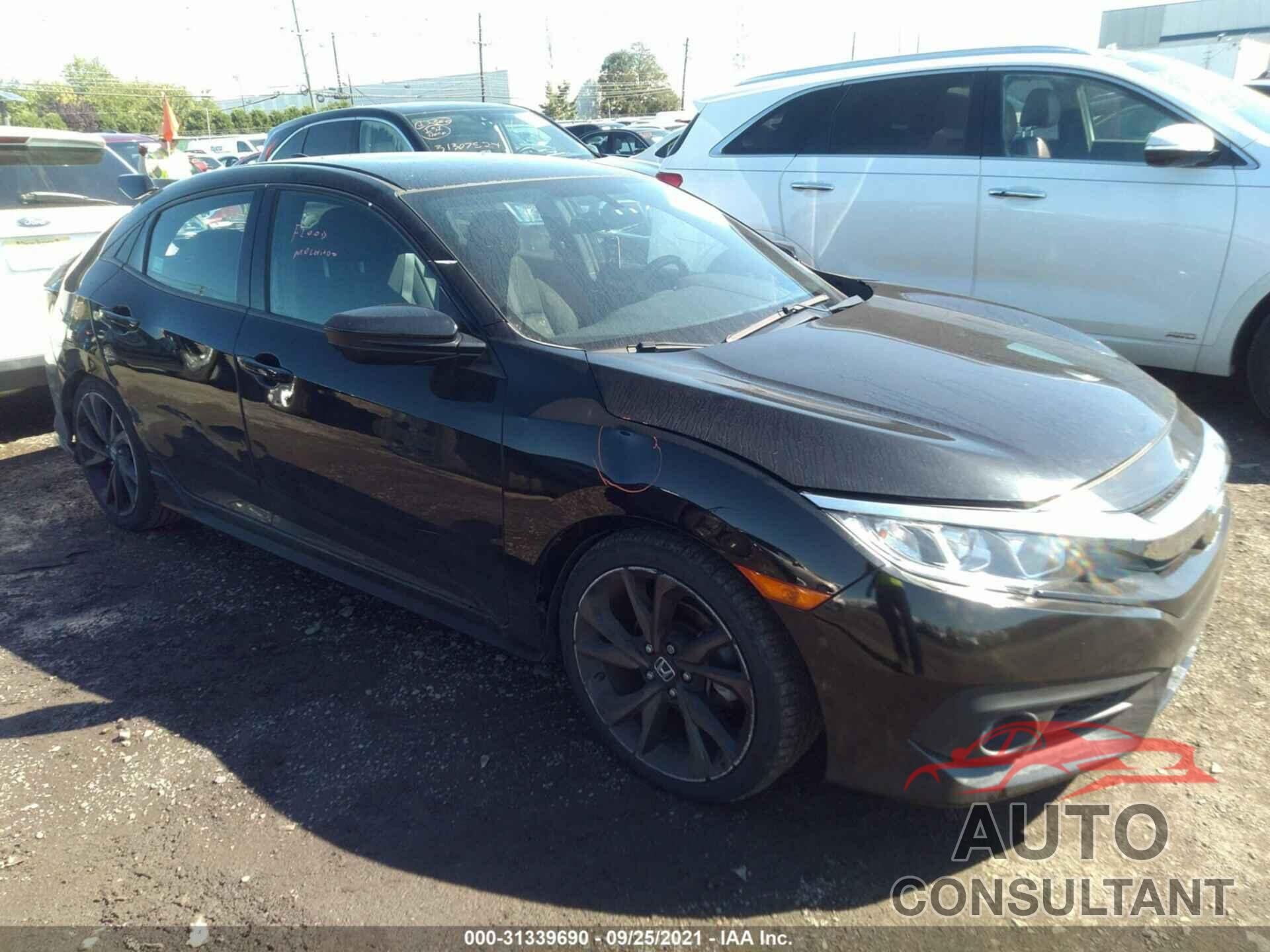 HONDA CIVIC HATCHBACK 2017 - SHHFK7H45HU424404