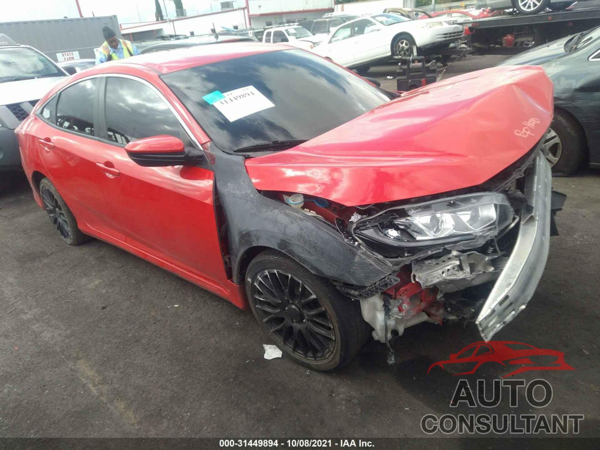 HONDA CIVIC SEDAN 2017 - 2HGFC2F54HH502602