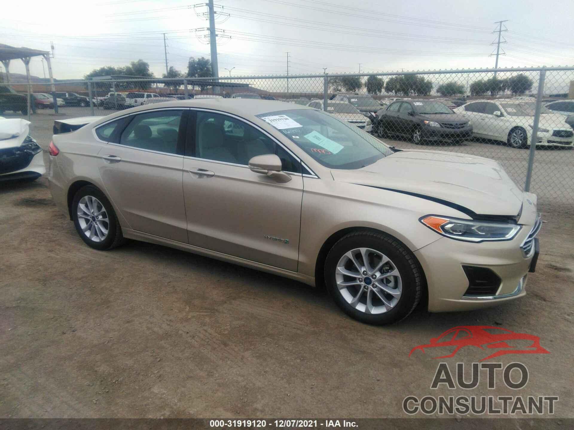 FORD FUSION HYBRID 2019 - 3FA6P0MU6KR259135