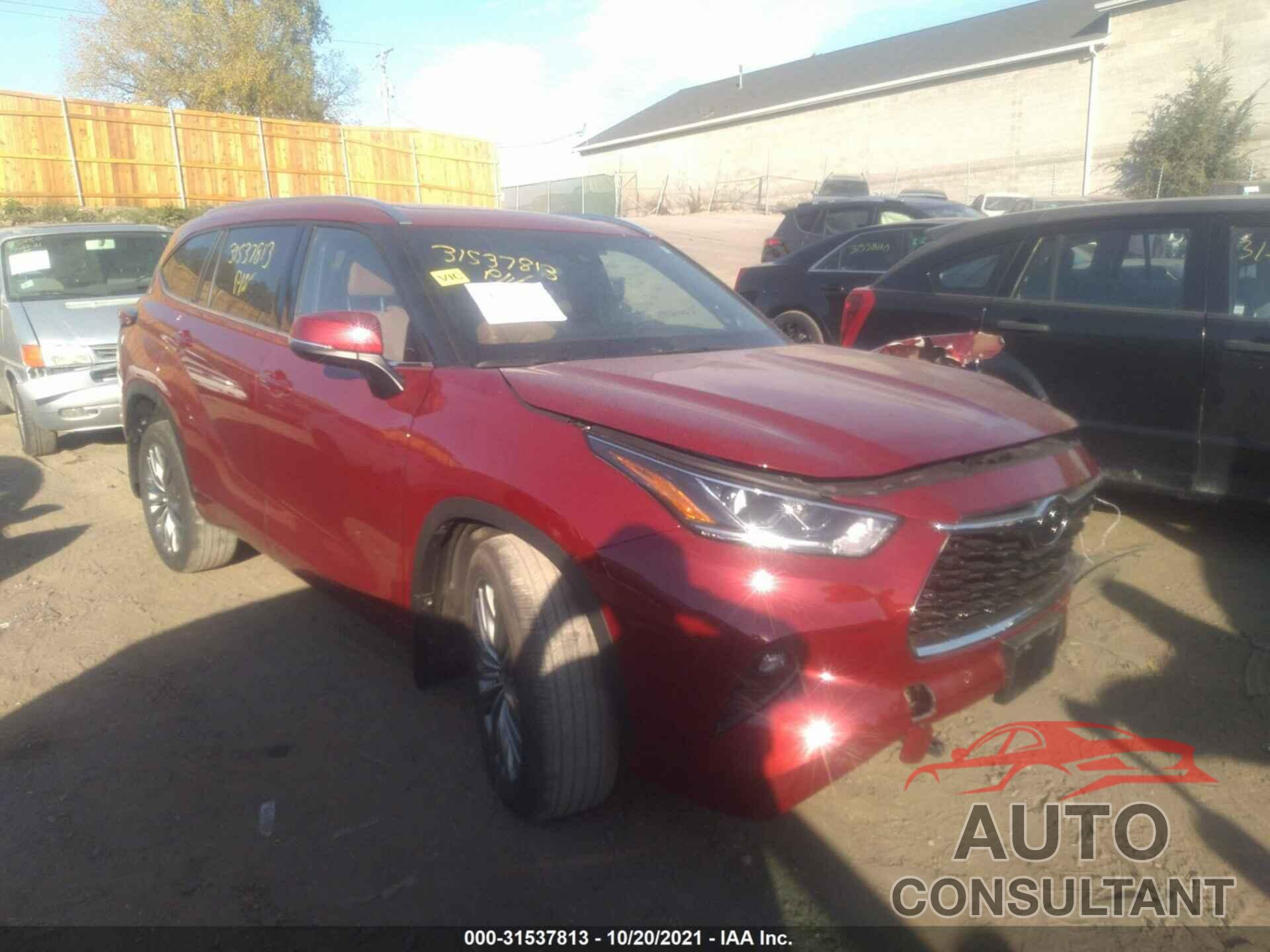 TOYOTA HIGHLANDER 2020 - 5TDFZRBH4LS036864