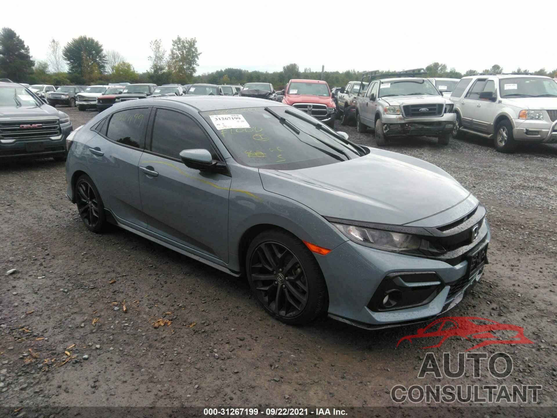 HONDA CIVIC HATCHBACK 2021 - SHHFK7G48MU216285