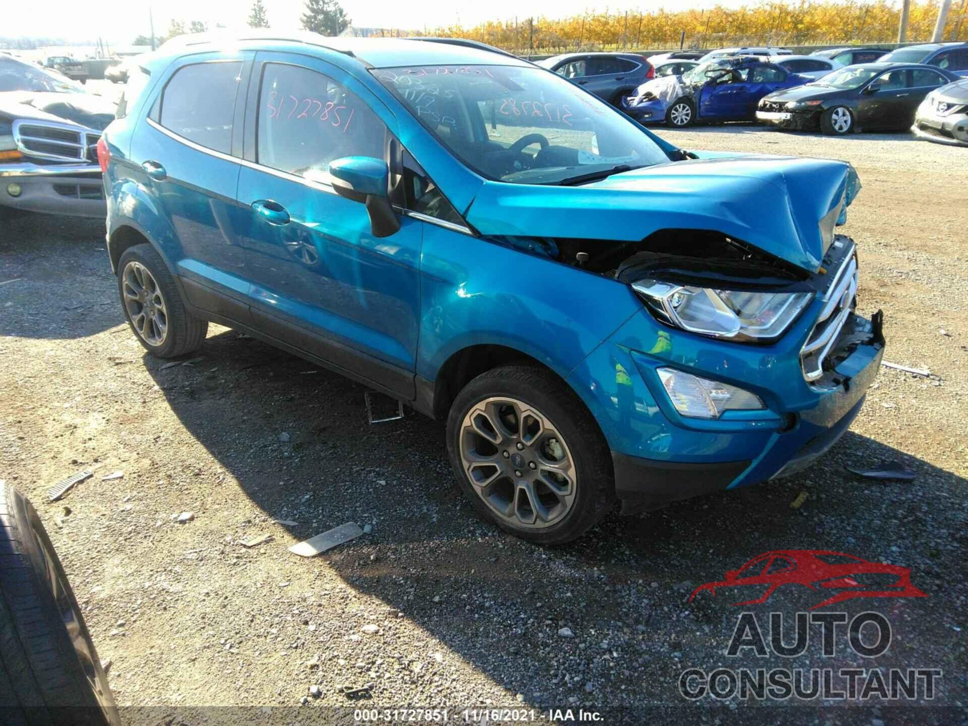 FORD ECOSPORT 2019 - MAJ6S3KL9KC279498