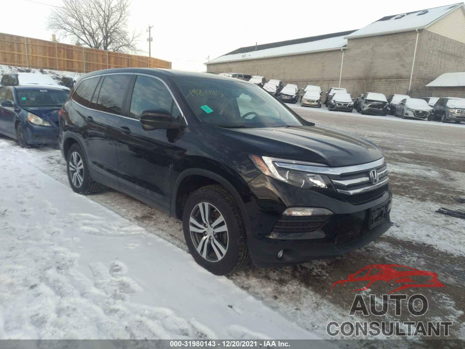 HONDA PILOT 2016 - 5FNYF6H54GB098658