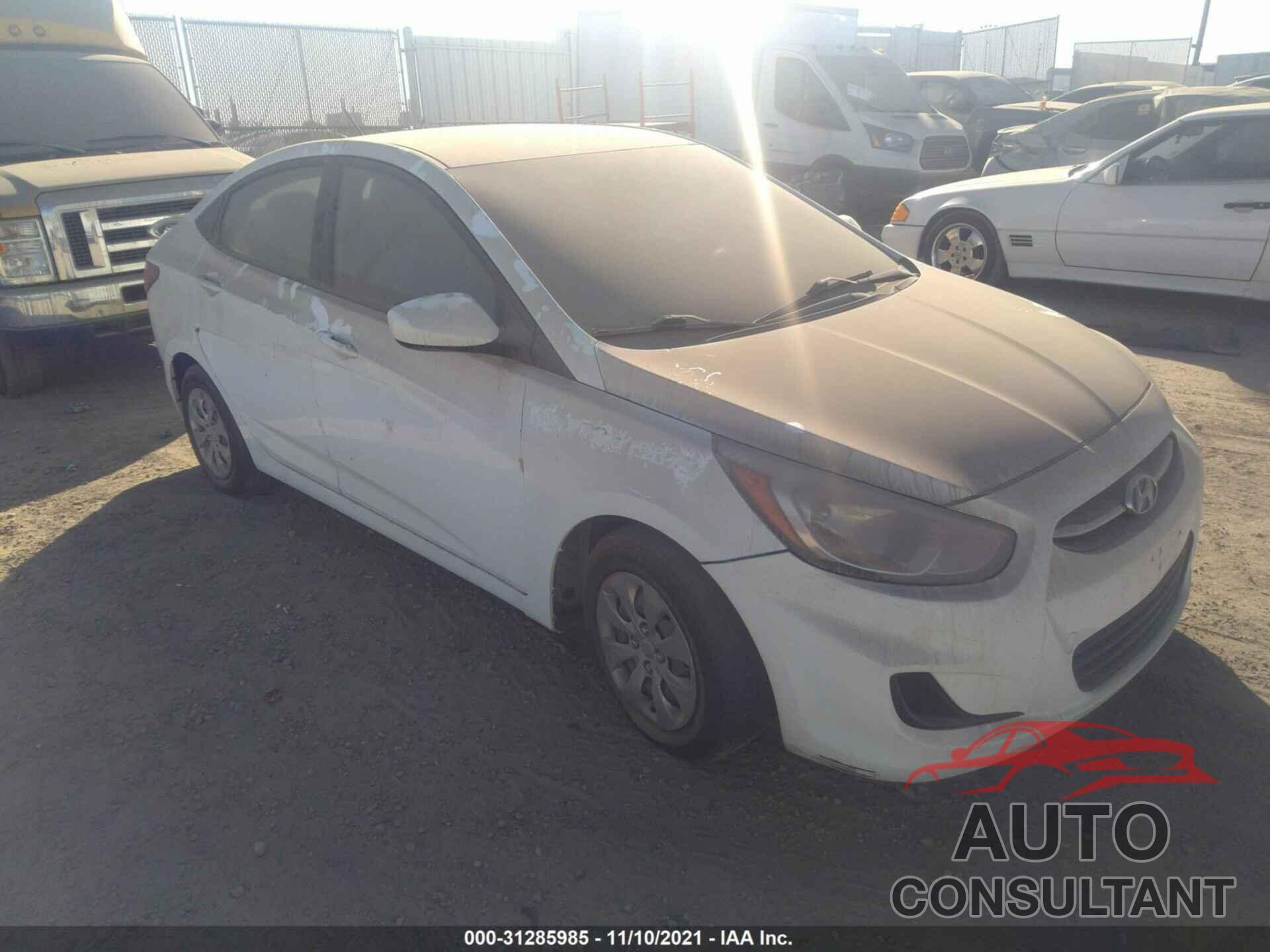 HYUNDAI ACCENT 2017 - KMHCT4AE4HU240383