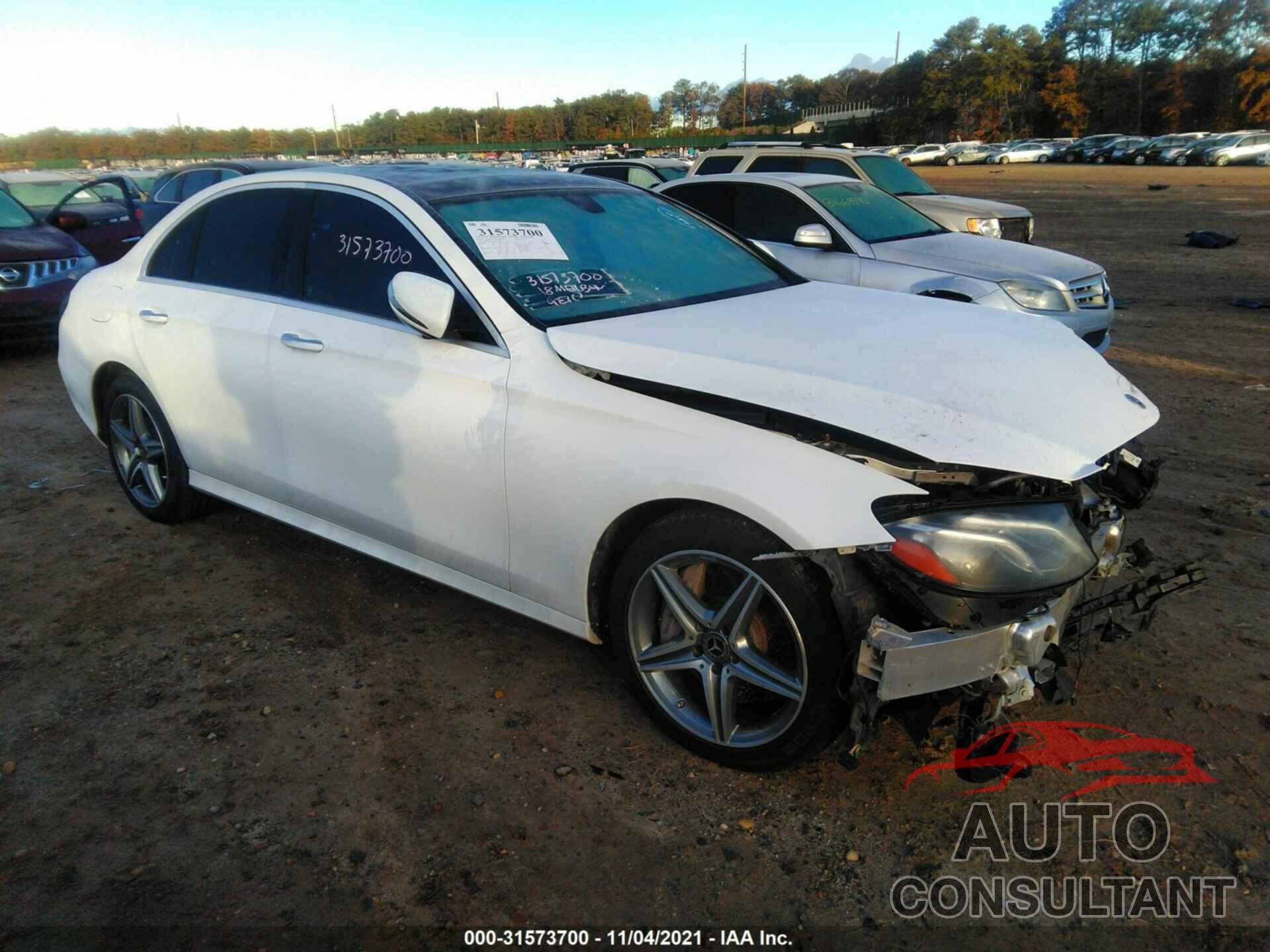 MERCEDES-BENZ E-CLASS 2018 - WDDZF4KB2JA383002