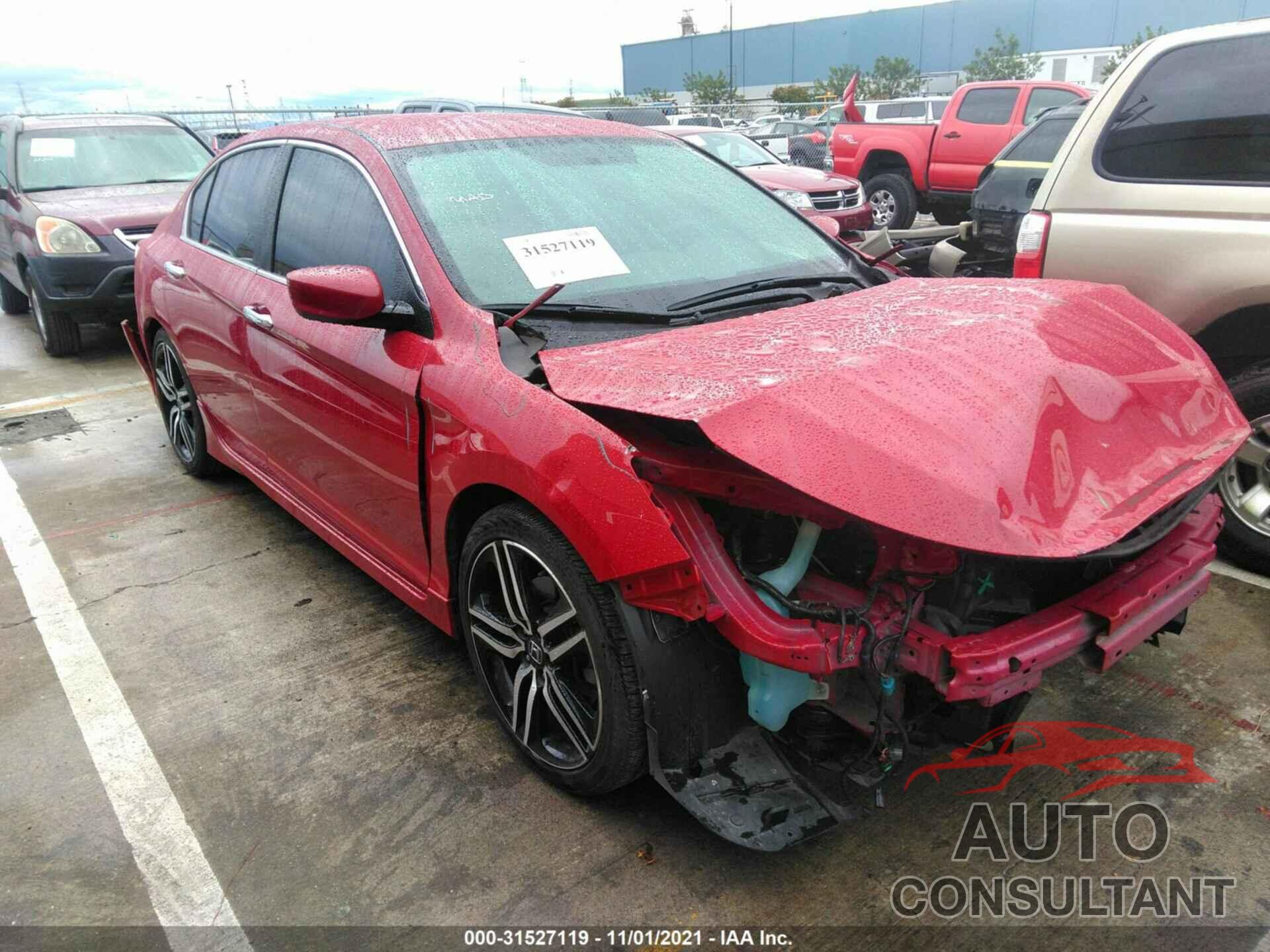 HONDA ACCORD SEDAN 2016 - 1HGCR2F54GA168862