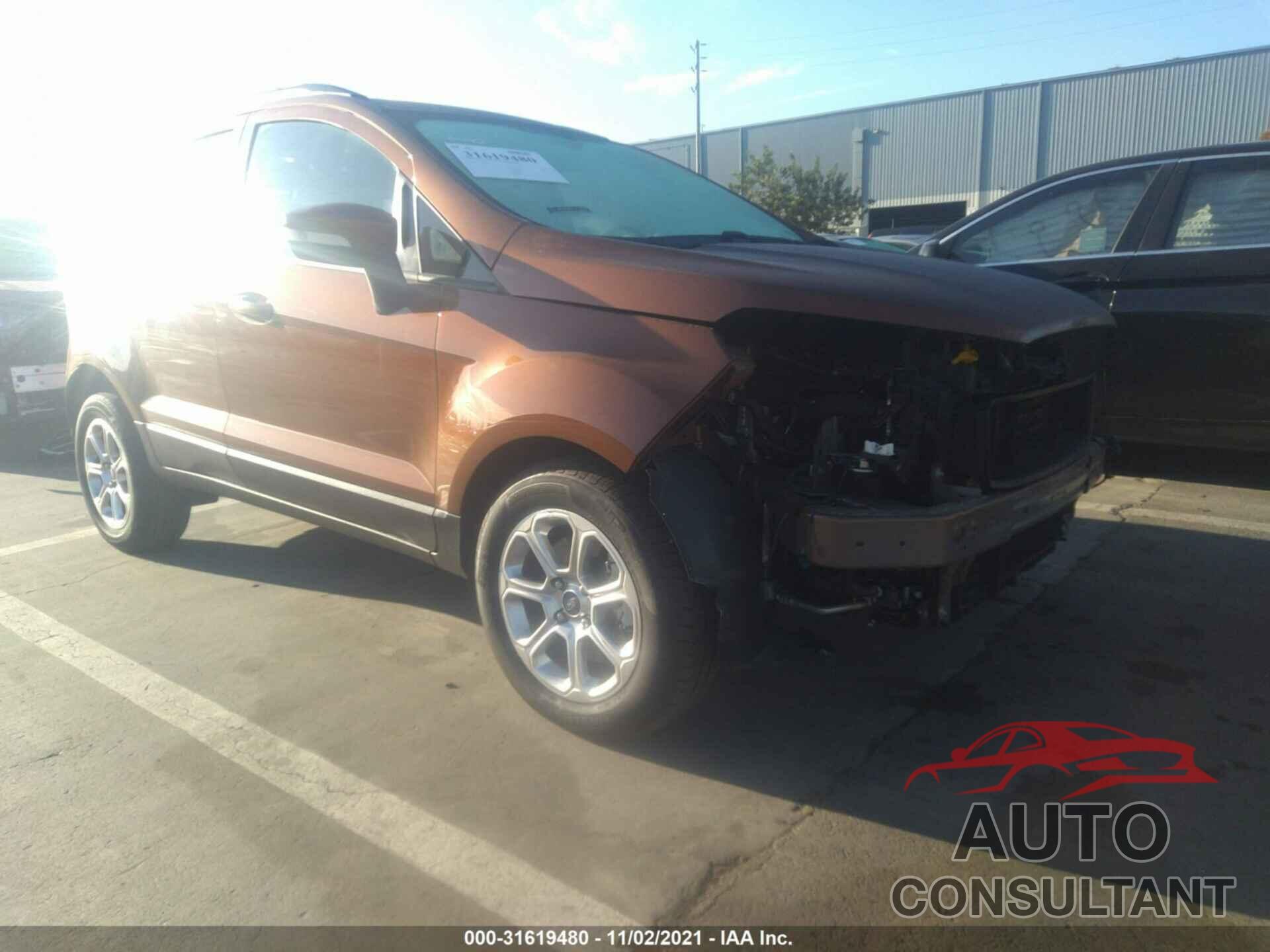 FORD ECOSPORT 2018 - MAJ3P1TE1JC249290