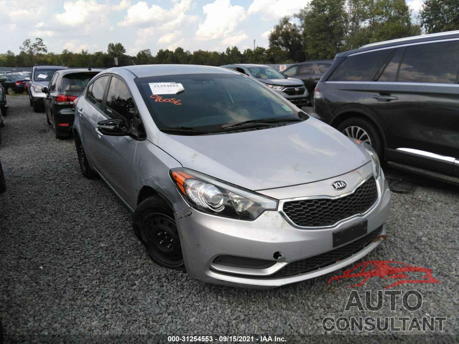 KIA FORTE 2016 - KNAFX4A68G5524913