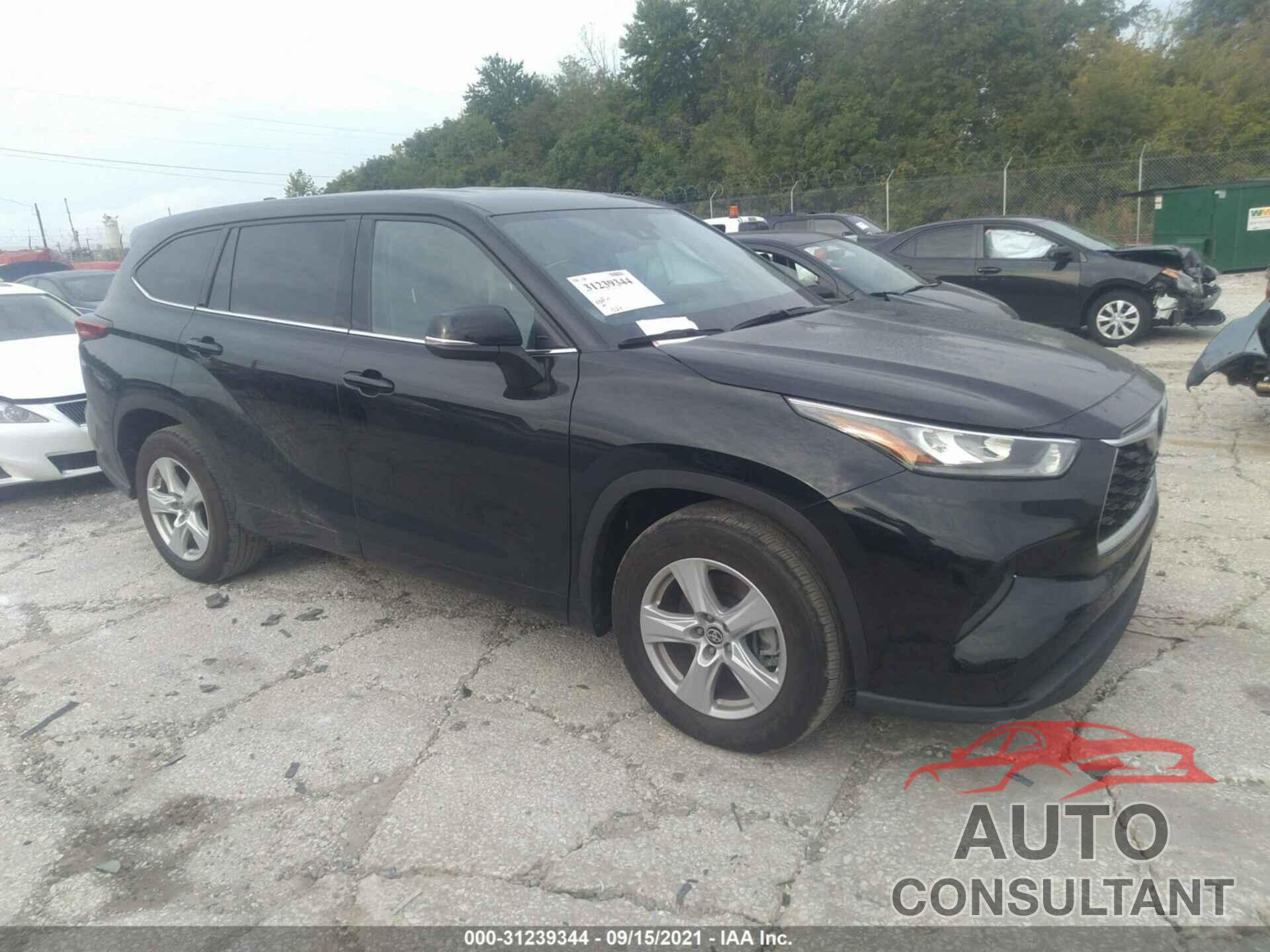 TOYOTA HIGHLANDER 2020 - 5TDCZRAH3LS502076