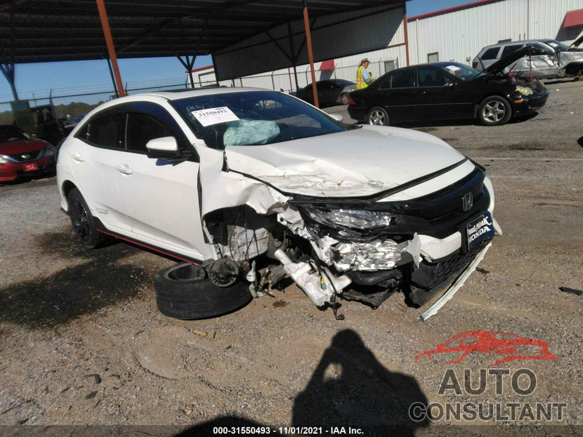 HONDA CIVIC HATCHBACK 2018 - SHHFK7H96JU215643