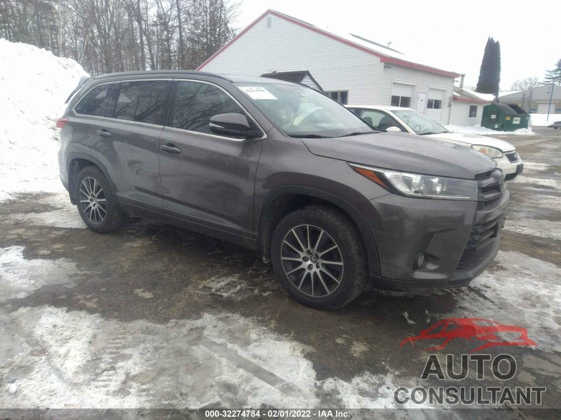 TOYOTA HIGHLANDER 2017 - 5TDJZRFH0HS397939