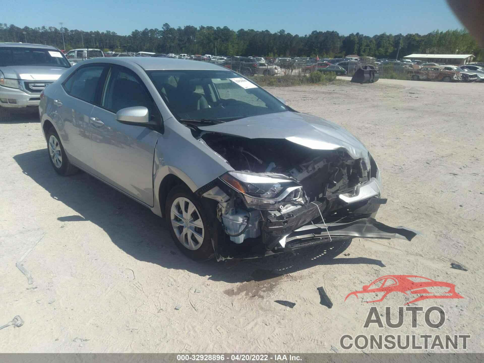 TOYOTA COROLLA 2016 - 2T1BURHE2GC715296