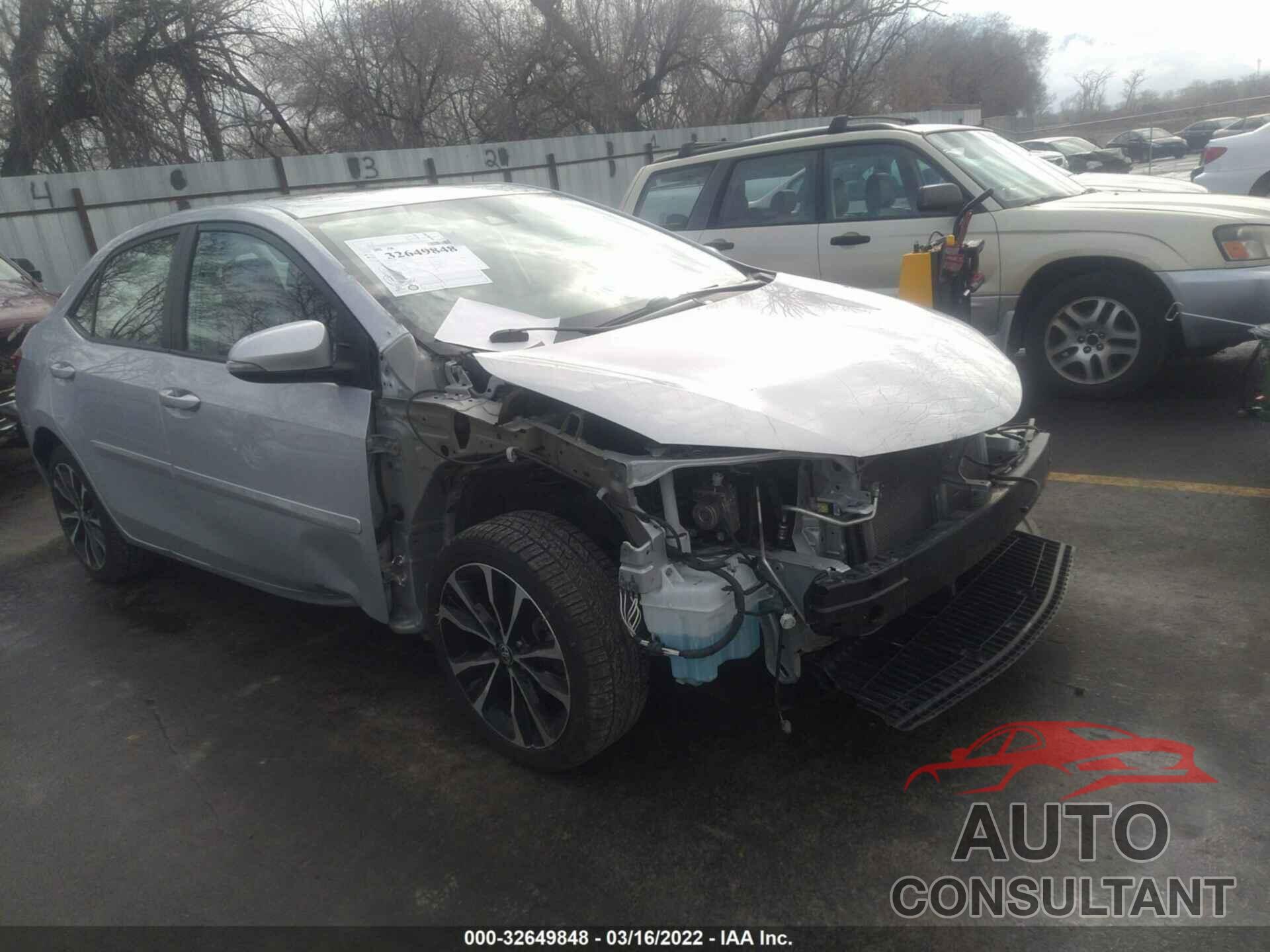TOYOTA COROLLA 2019 - 2T1BURHE6KC184872