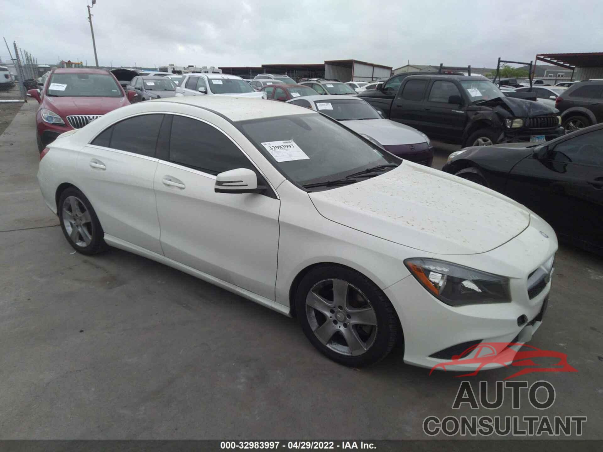 MERCEDES-BENZ CLA 2016 - WDDSJ4EB3GN371762