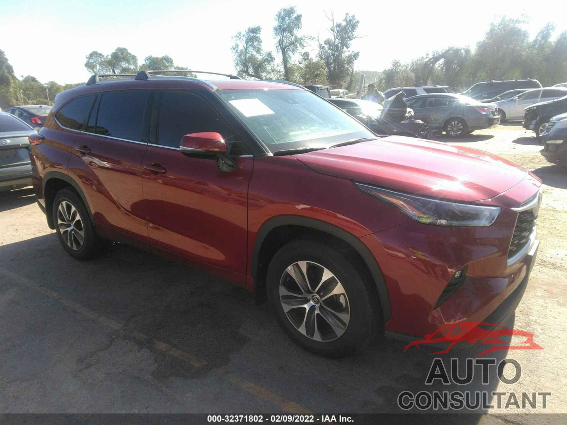 TOYOTA HIGHLANDER 2021 - 5TDHZRAH2MS039886