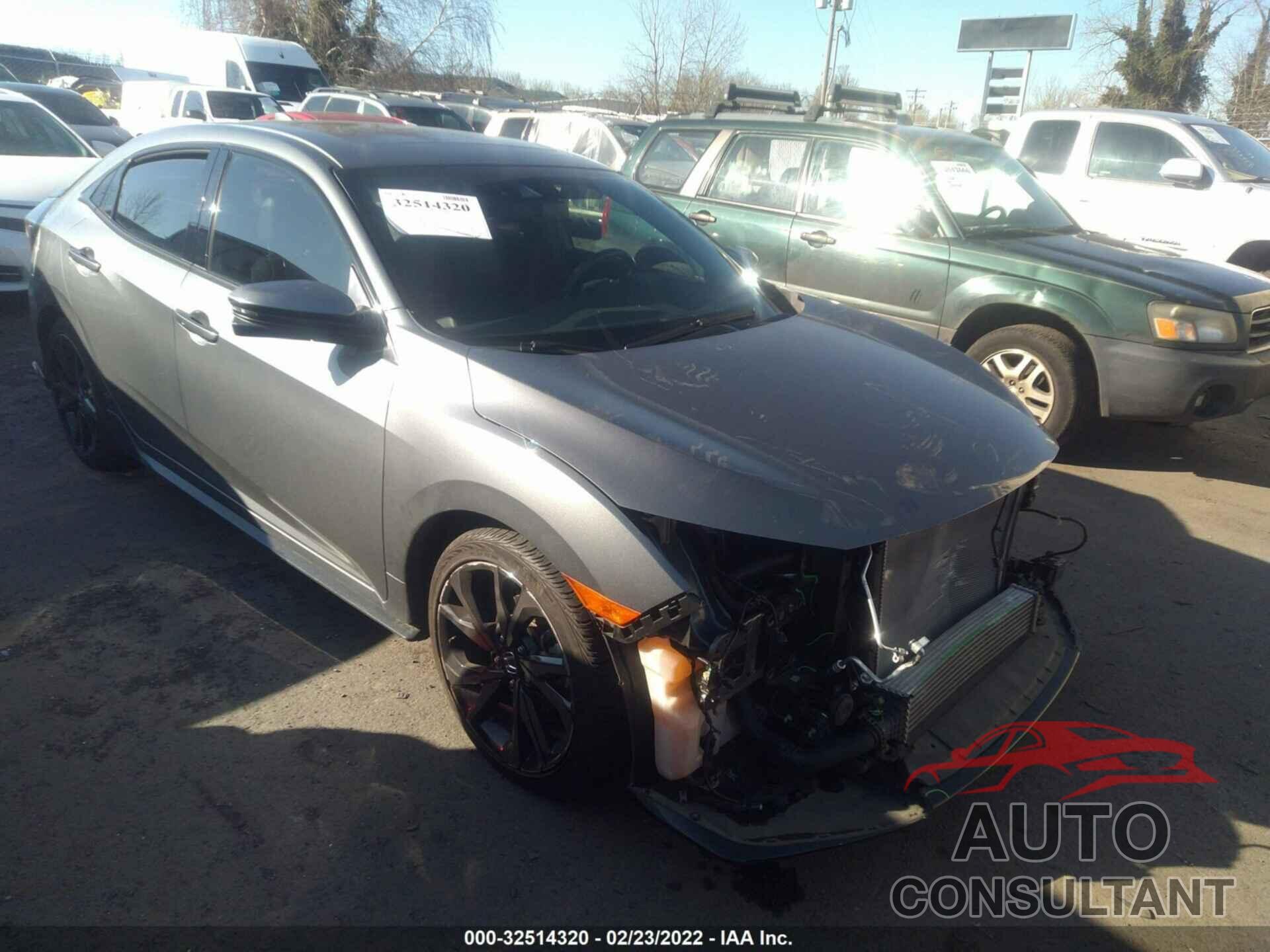 HONDA CIVIC HATCHBACK 2018 - SHHFK7H9XJU421841