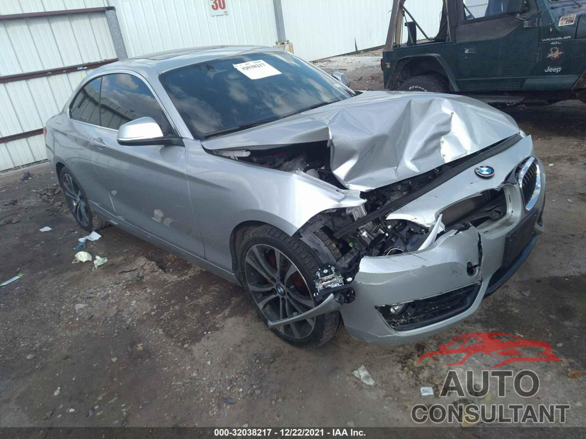 BMW 2 SERIES 2018 - WBA2J1C51JVD09550