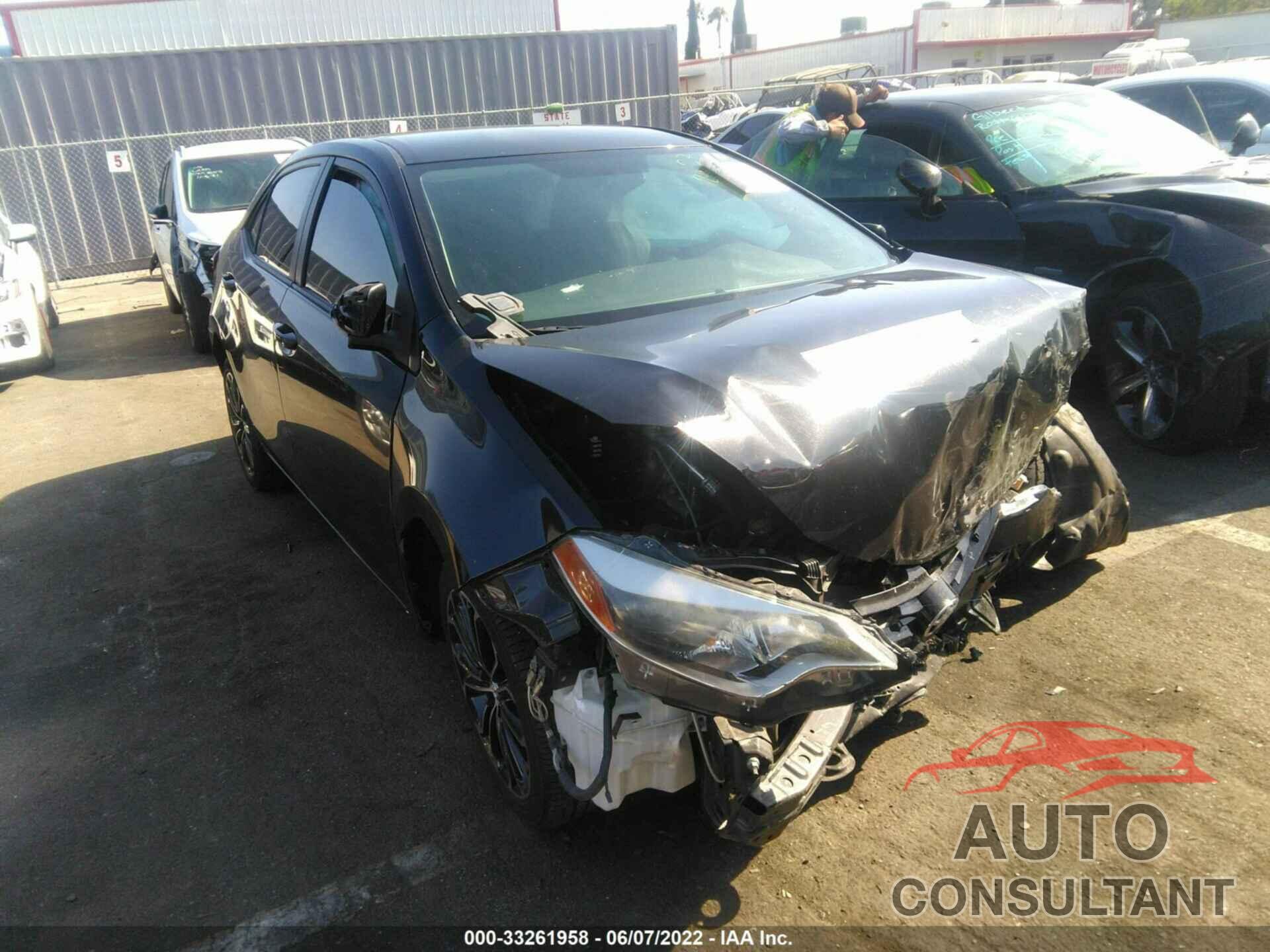 TOYOTA COROLLA 2016 - 5YFBURHE7GP552127