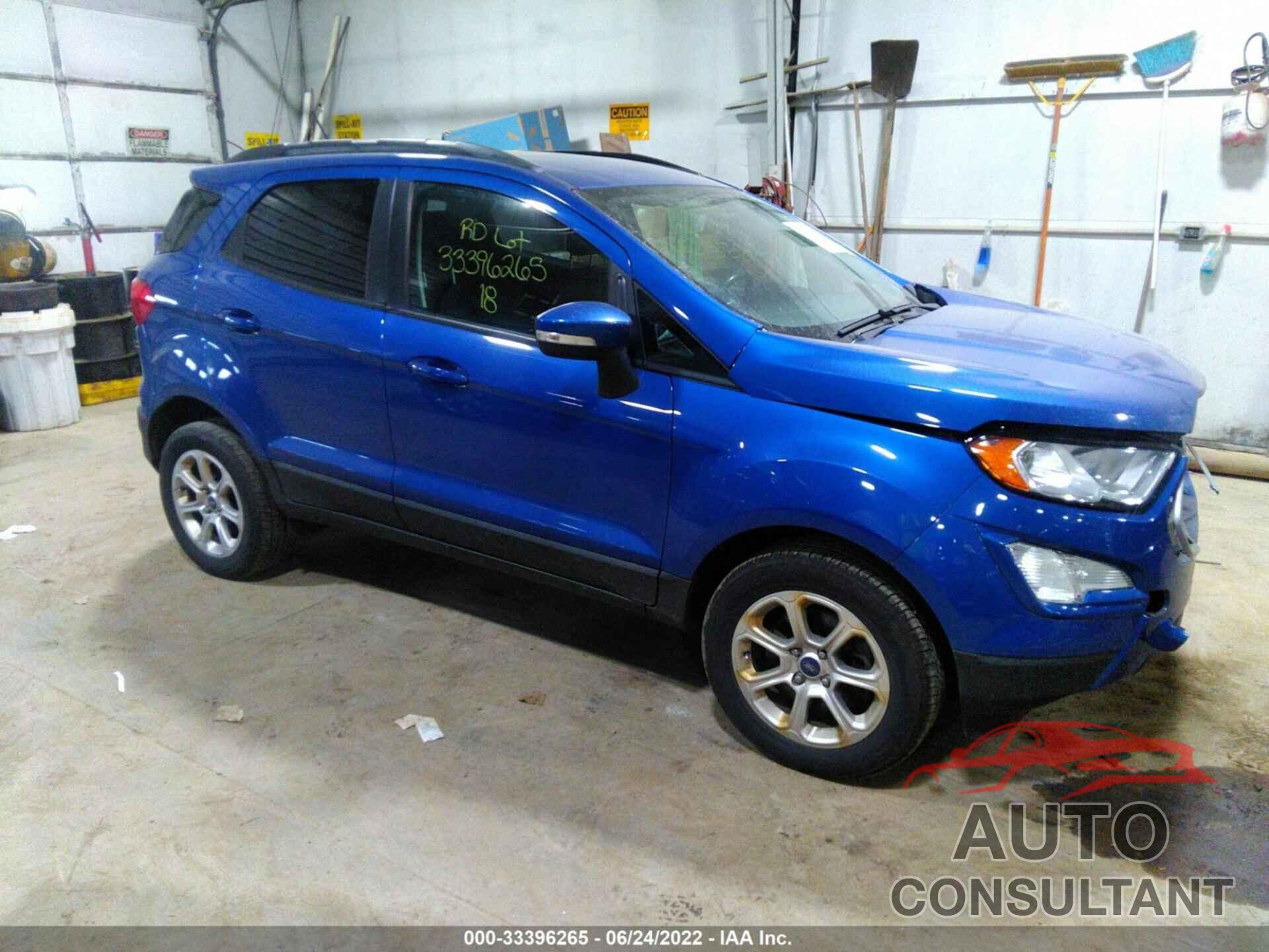 FORD ECOSPORT 2018 - MAJ6P1UL8JC162335