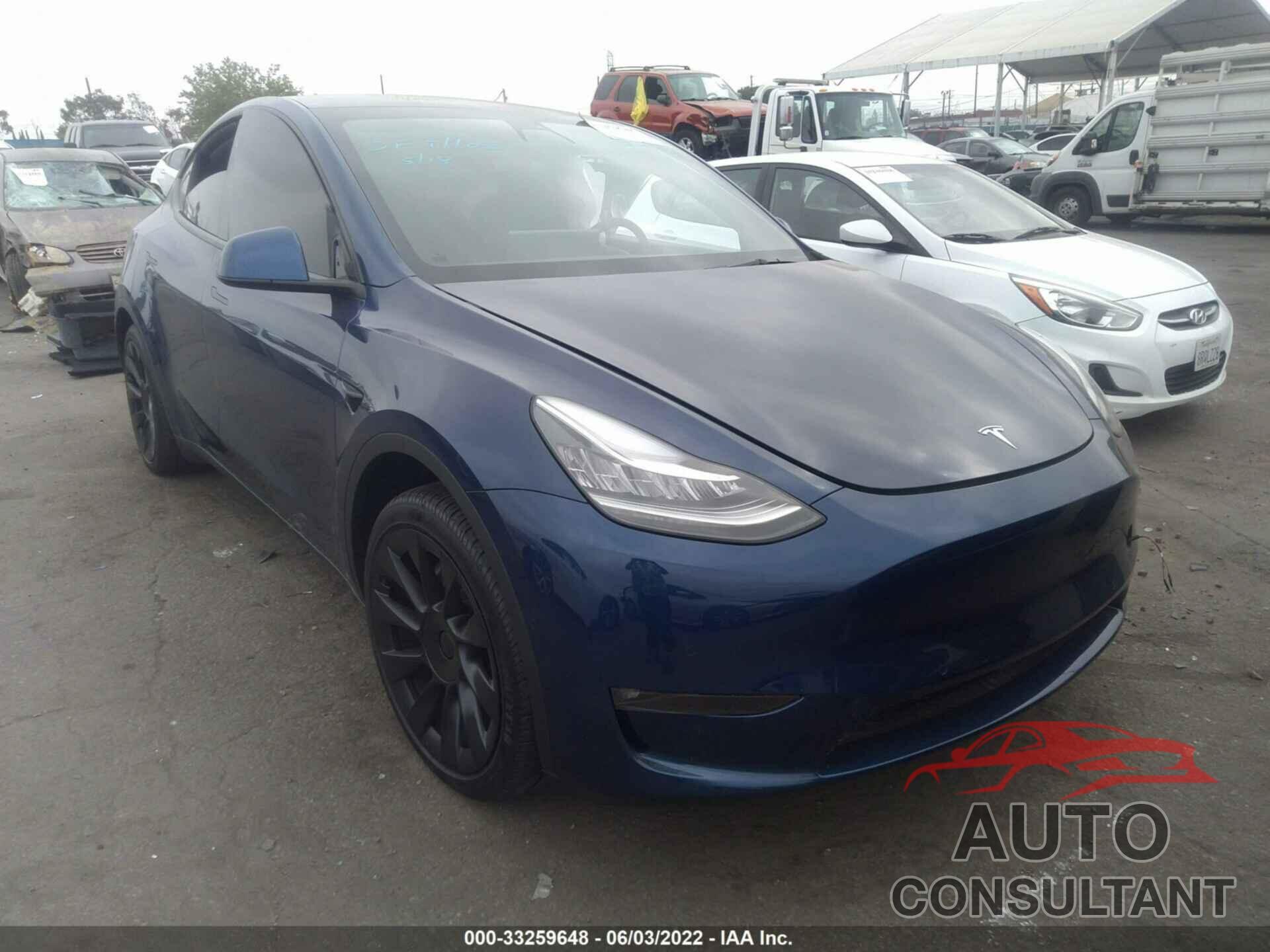 TESLA MODEL Y 2022 - 7SAYGDEEXNF348572